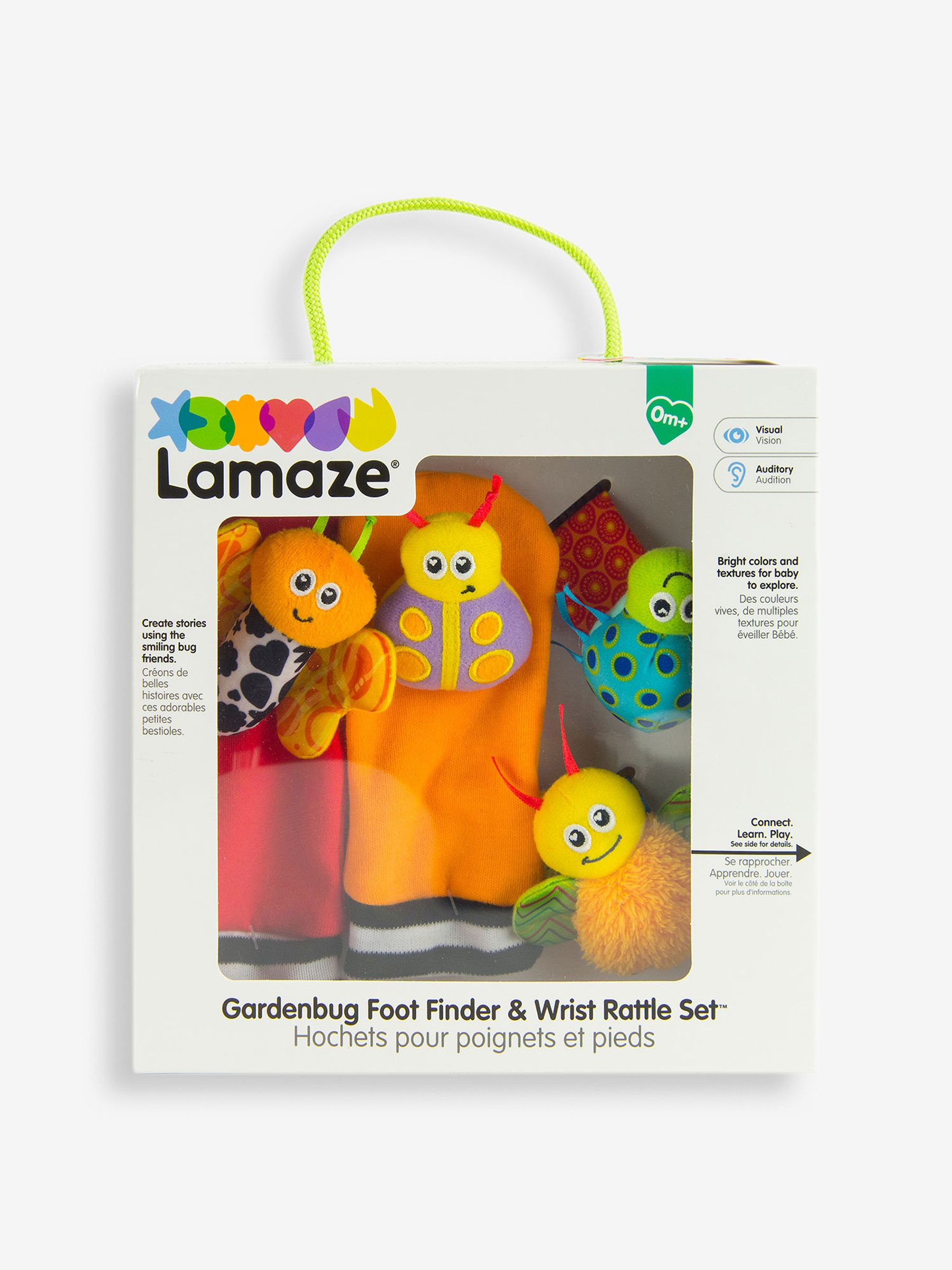 Lamaze Gardenbug Foot Finder & Wrist Rattle Set - Image 4 of 4
