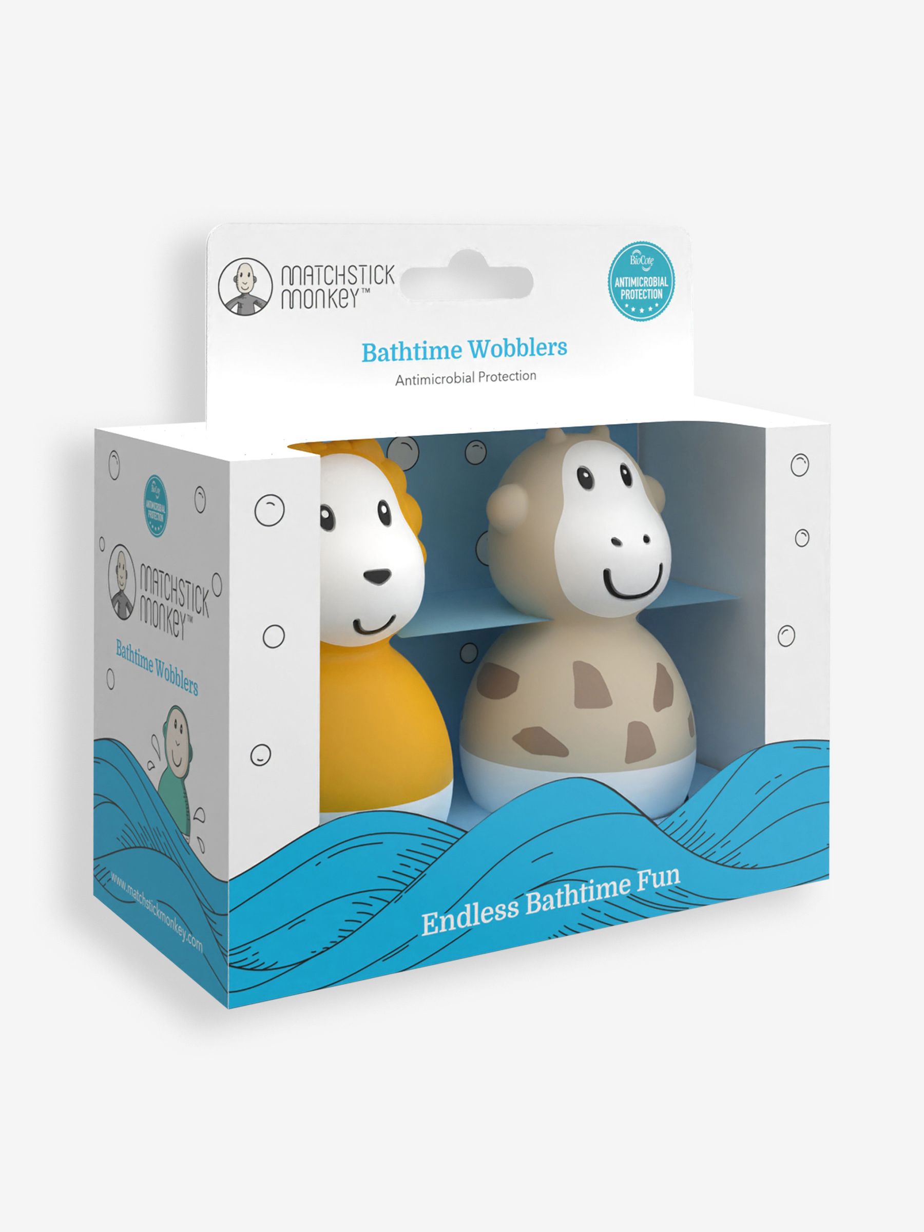 Matchstick Monkey Bathtime Wobblers Lion & Giraffe - Image 3 of 5