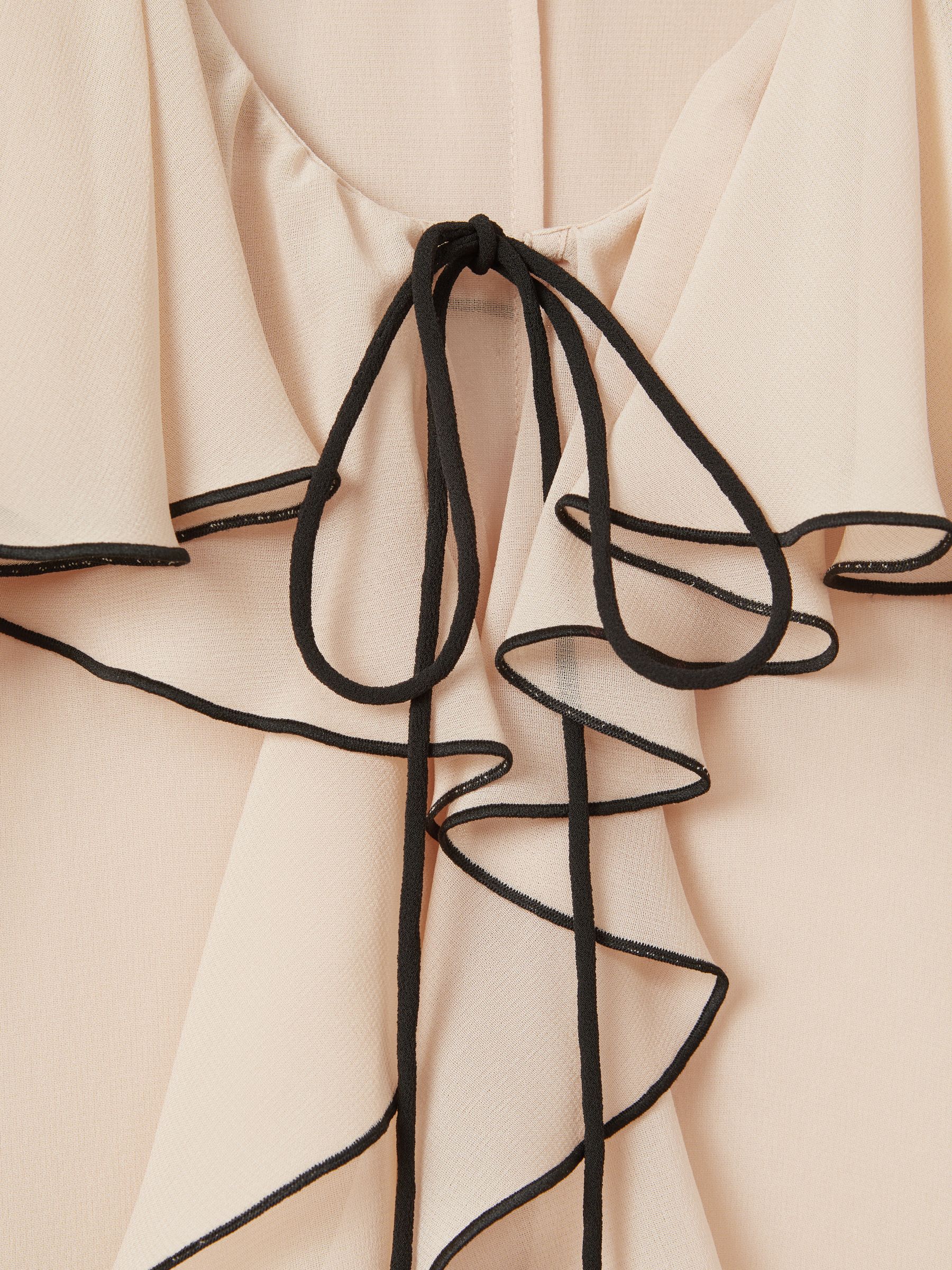 Atelier Silk Ruffle Blouse in Blush - Image 5 of 6