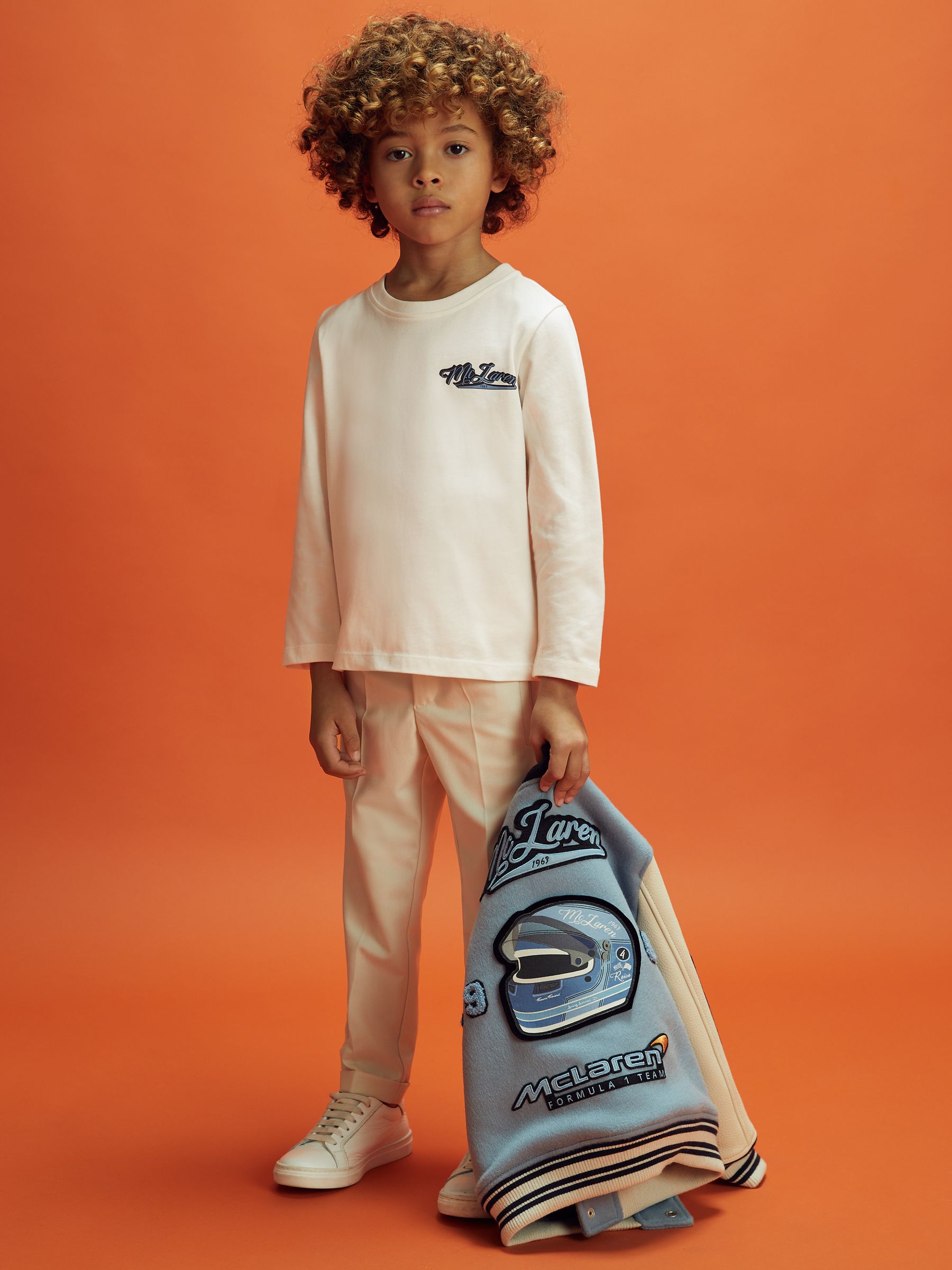 9-13 yrs McLaren F1 Crew Neck Tour T-Shirt in White - Image 3 of 11
