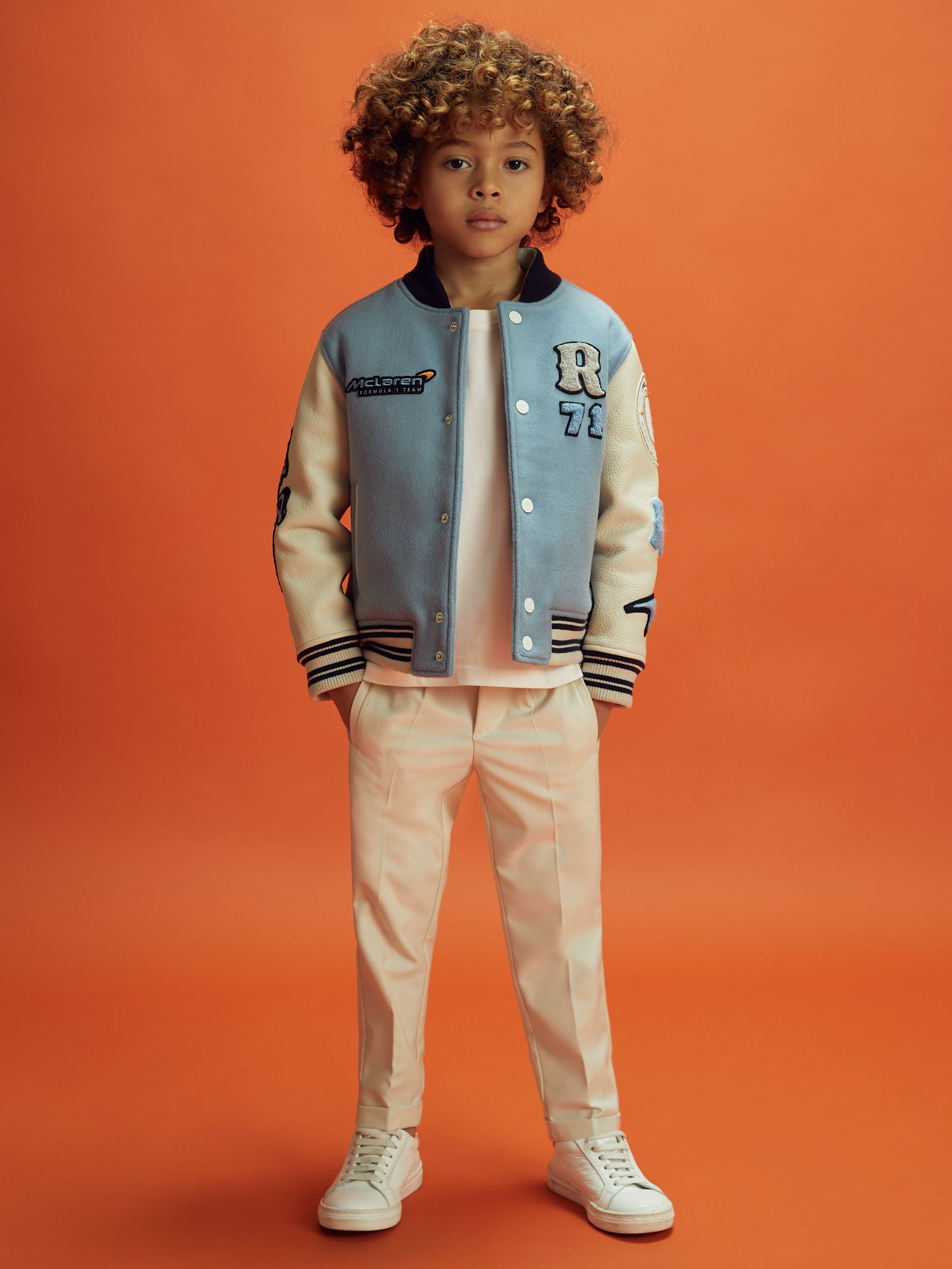 9-13 yrs McLaren F1 Crew Neck Tour T-Shirt in White - Image 6 of 11