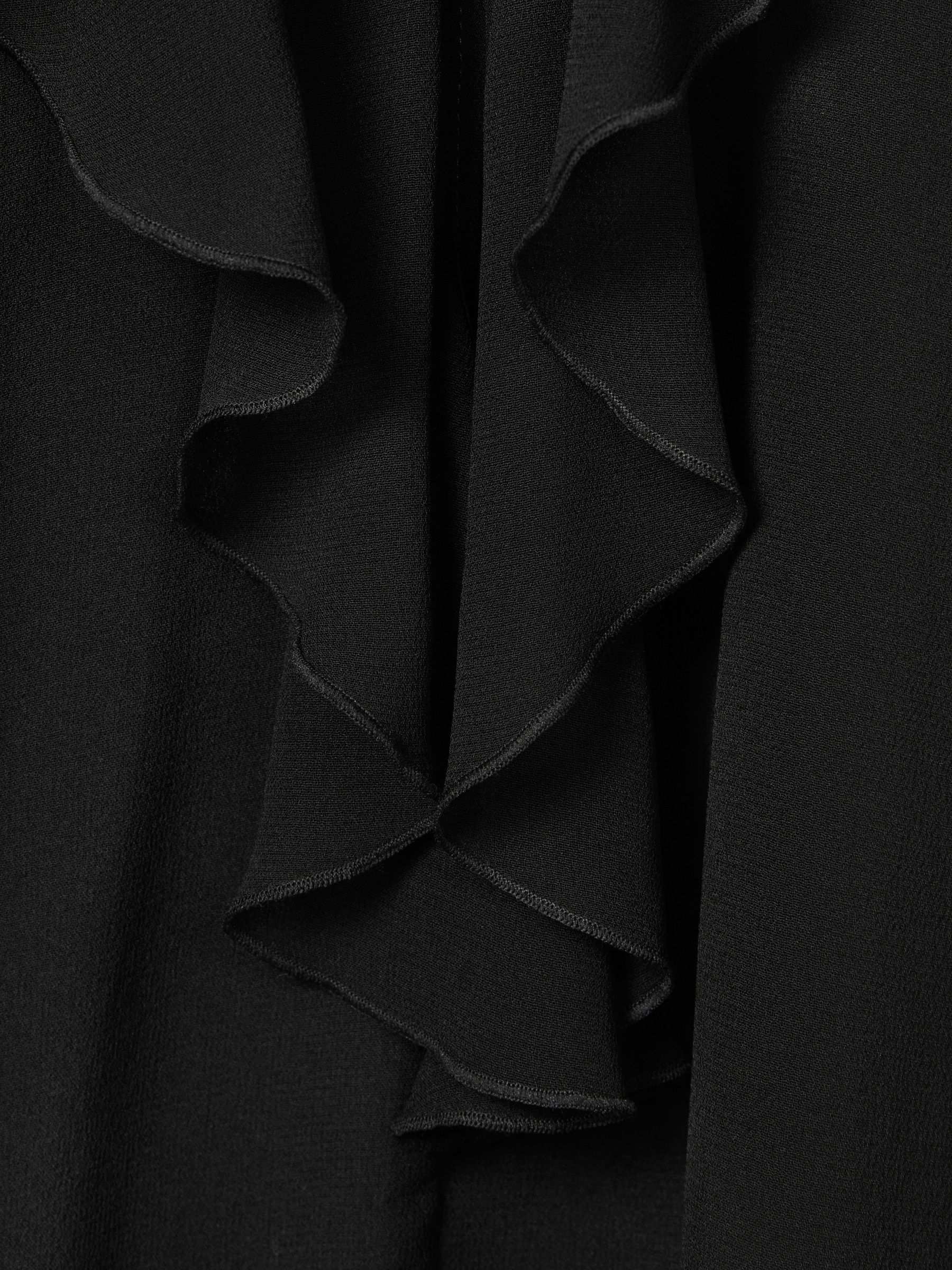 Atelier Silk Ruffle Blouse in Black - Image 7 of 7