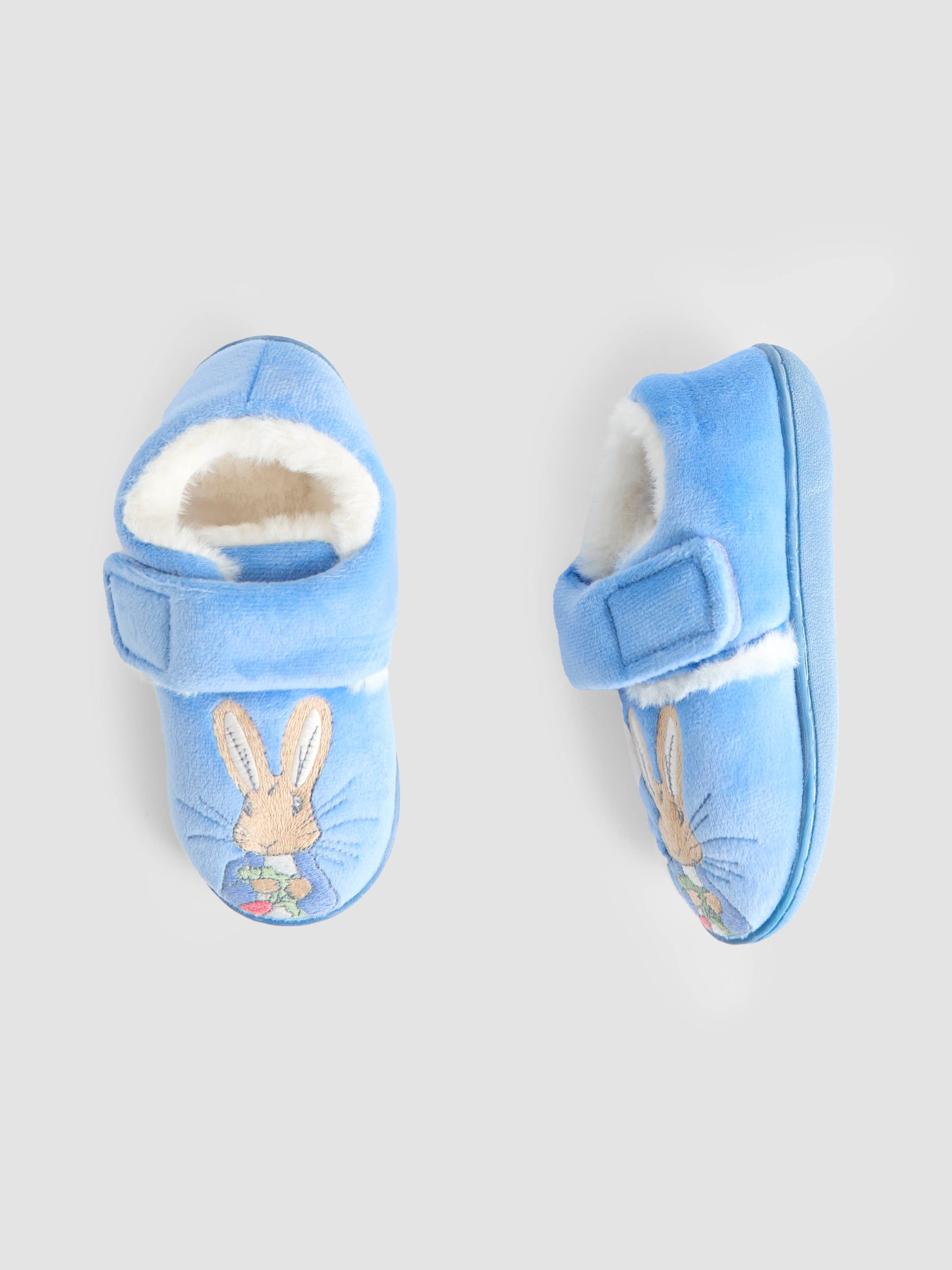Blue Girls' Peter Rabbit Easy On Slippers - Image 4 of 4