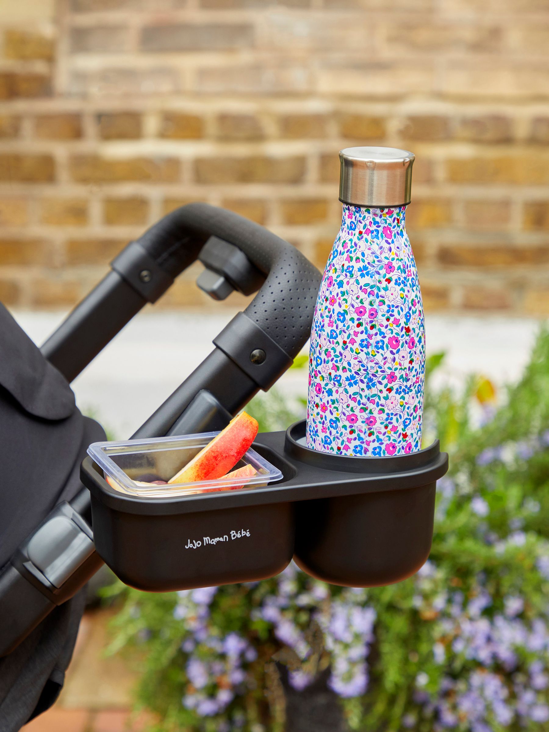 Black Buggy Cup and Snack Holder - Image 1 of 5