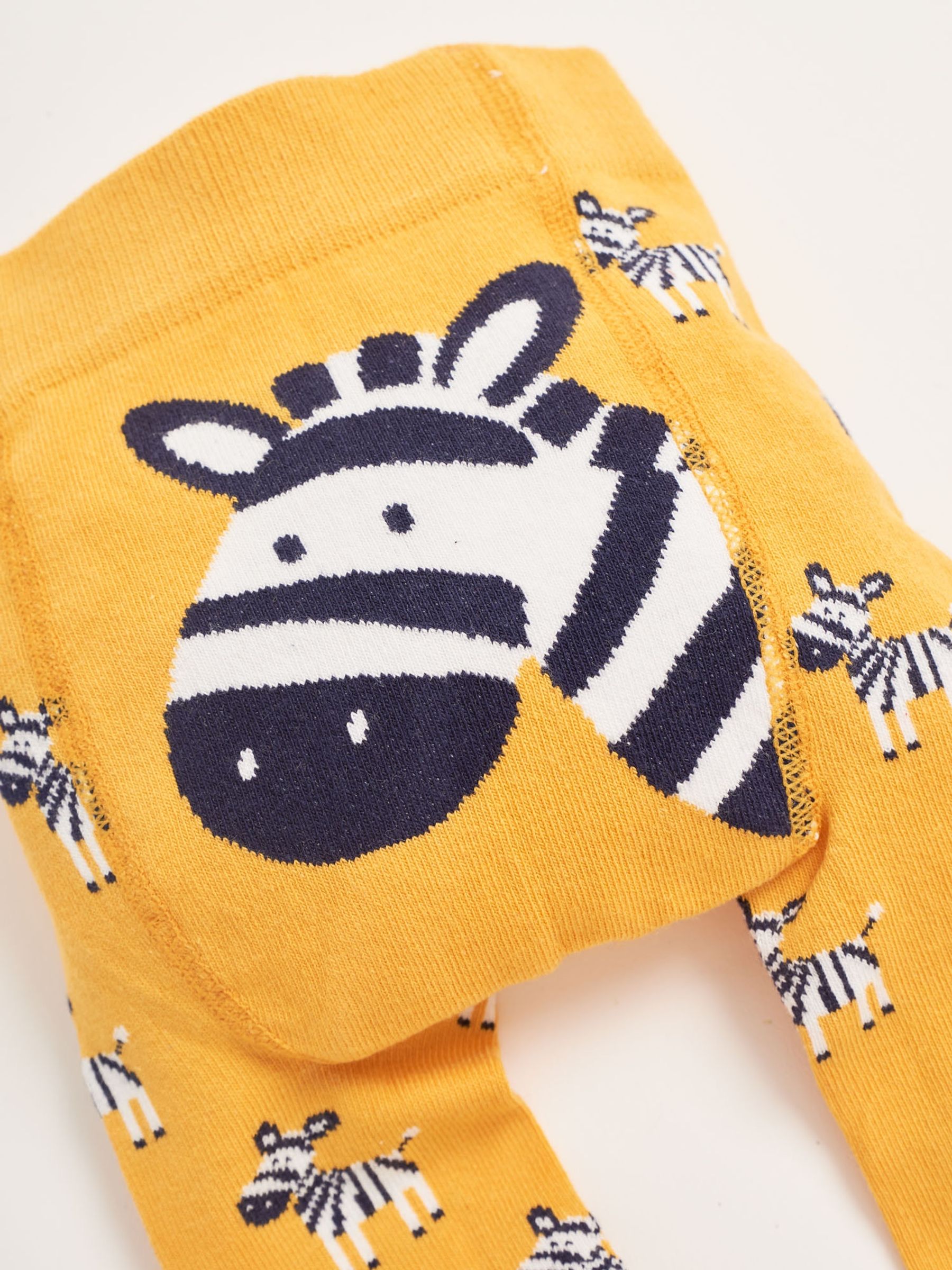 Mustard Mustard Zebra Baby Leggings - Image 2 of 2