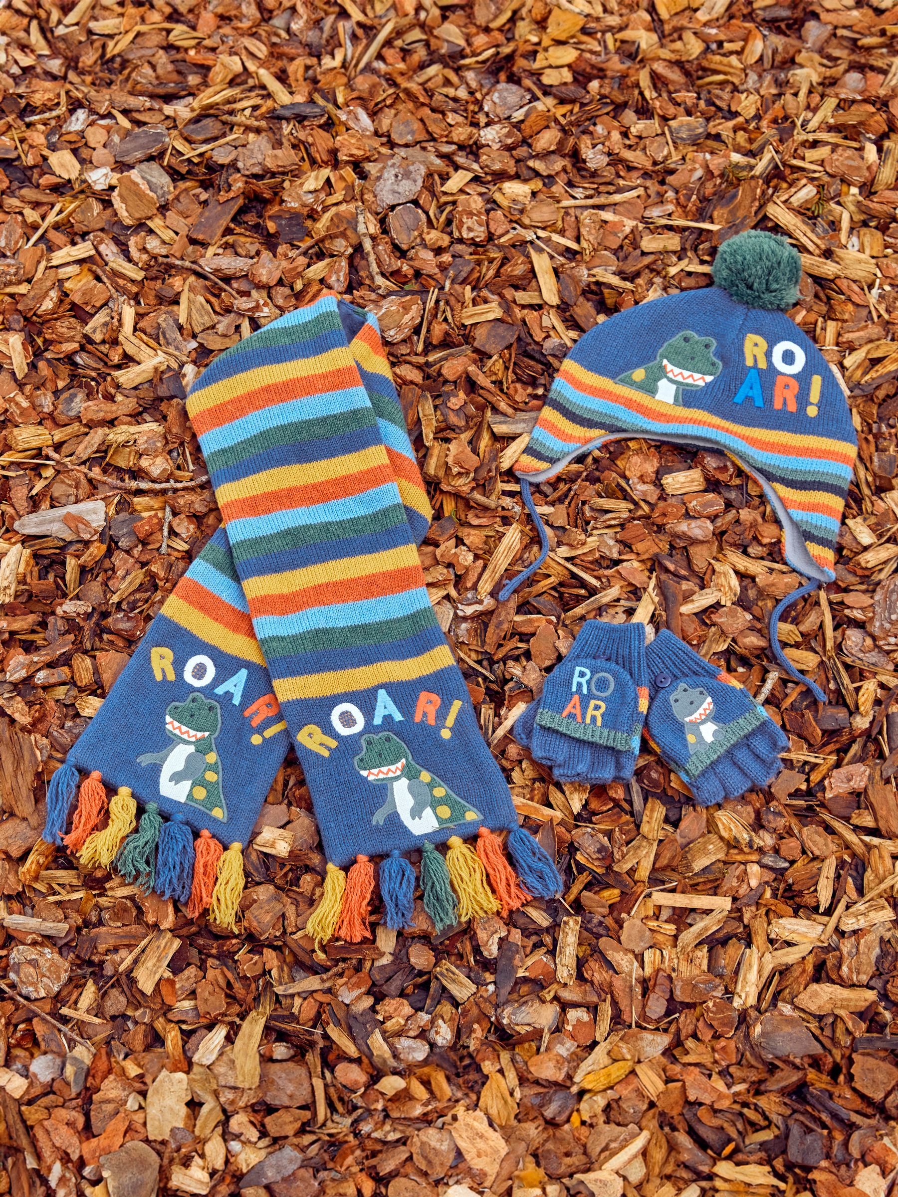 Indigo Blue Appliqué Bobble Hat - Image 3 of 3