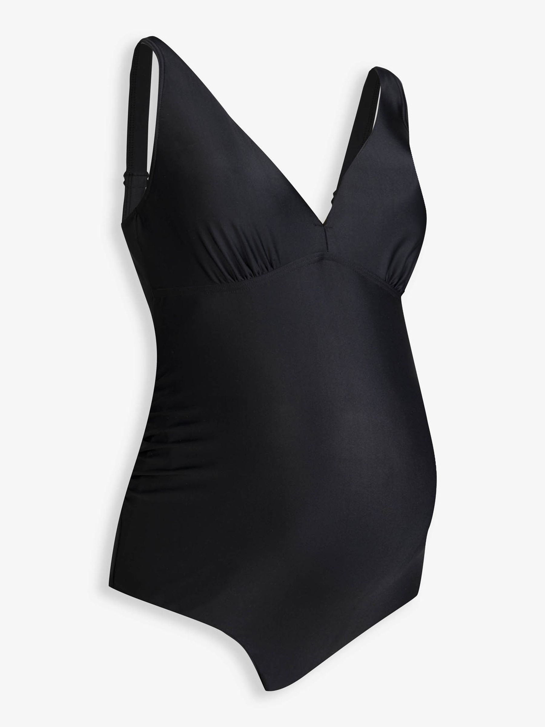 Black V-Neck Maternity Swimsuit - Image 7 of 7