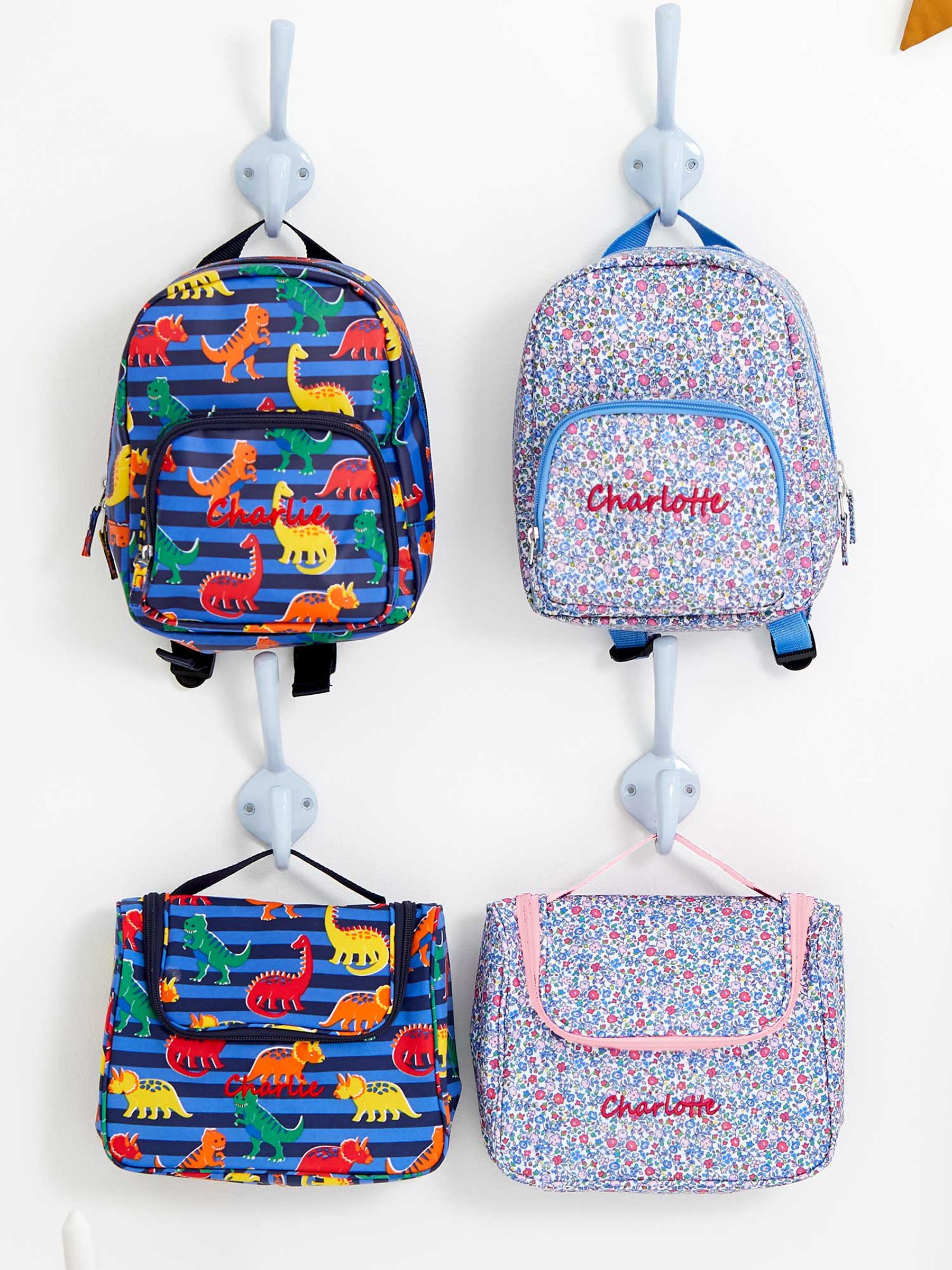 Dino Stripe Print Lunch Bag - Image 3 of 4