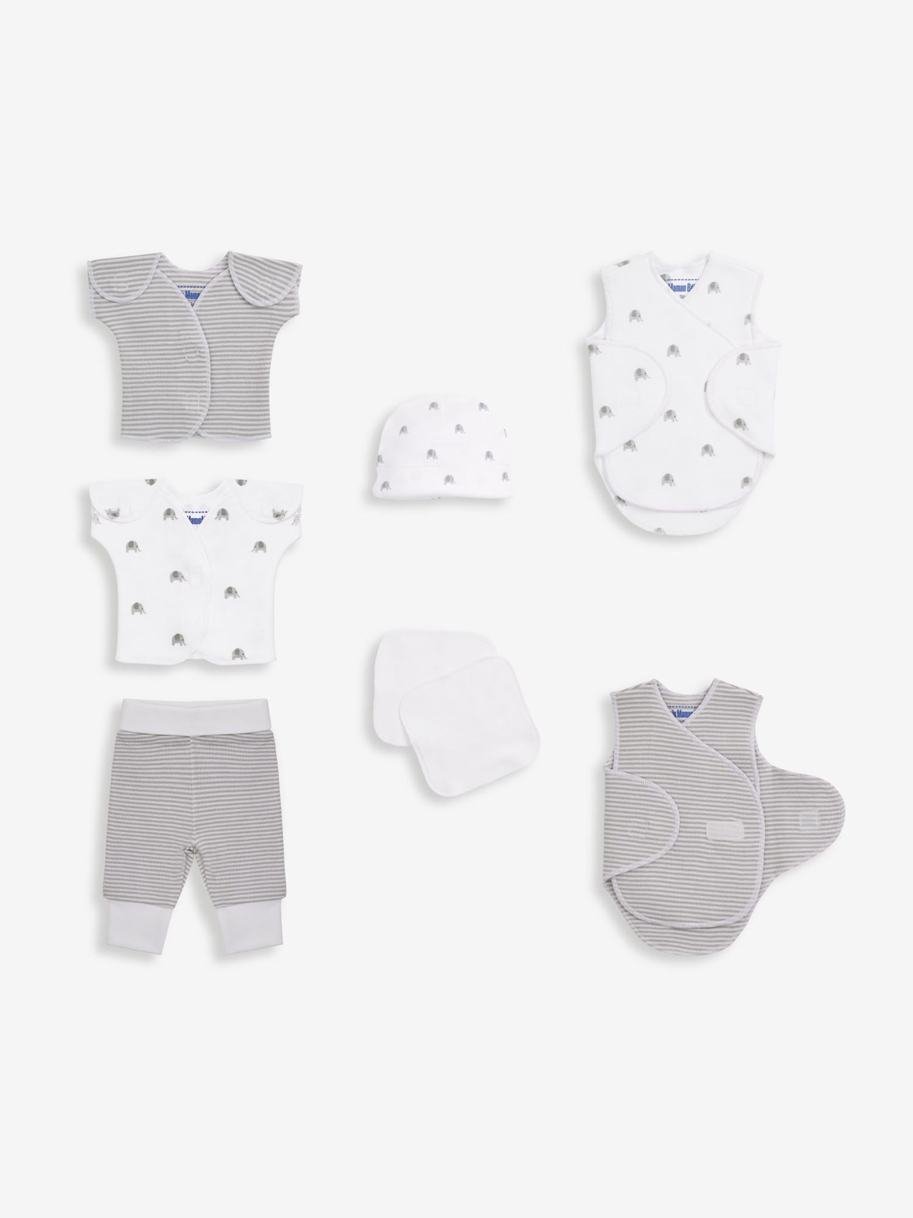 Grey Premature Baby Elephant Set - Image 1 of 8