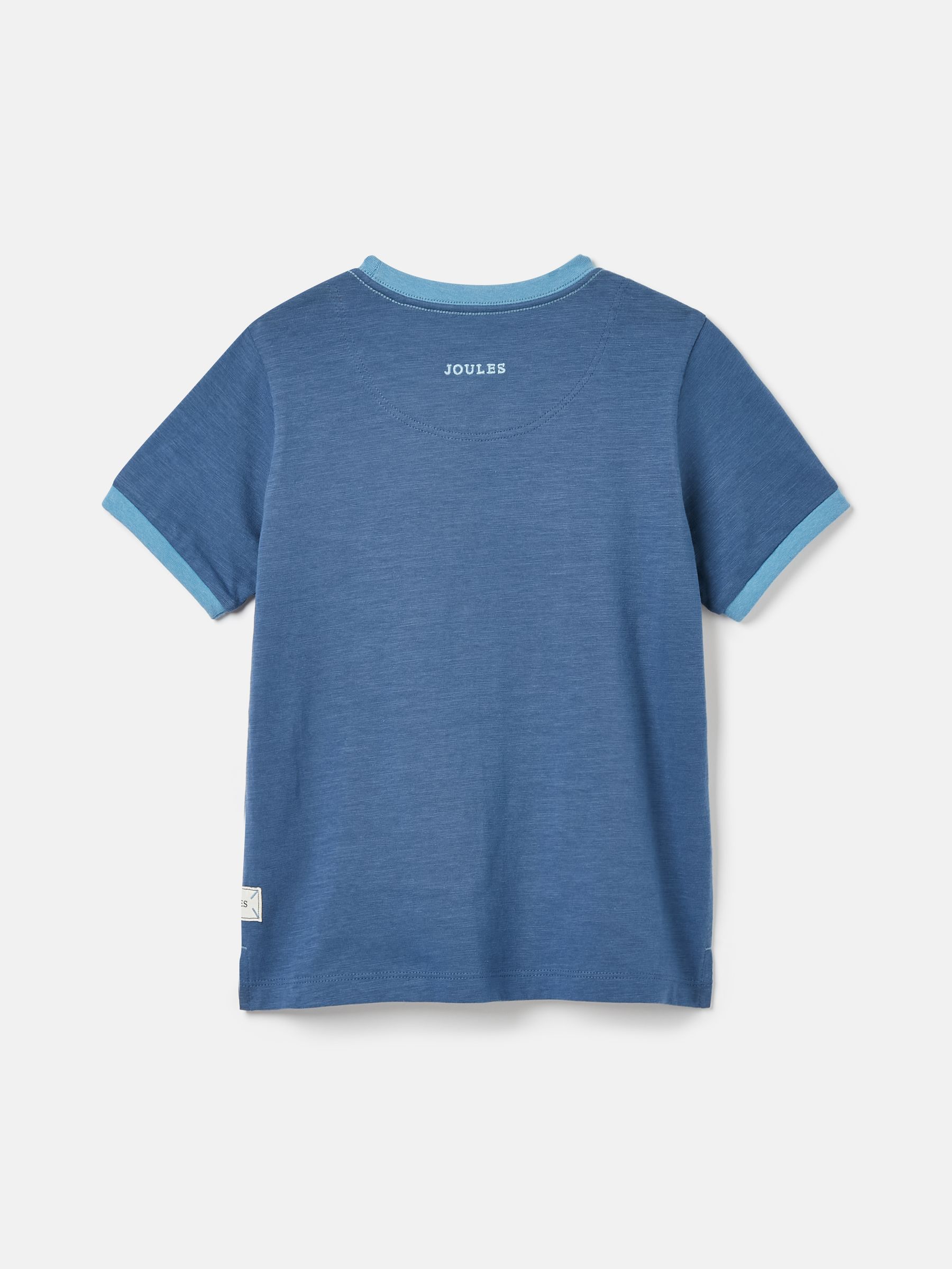 Boys' Archie Blue Dinosaur Artwork T-Shirt - Image 2 of 7