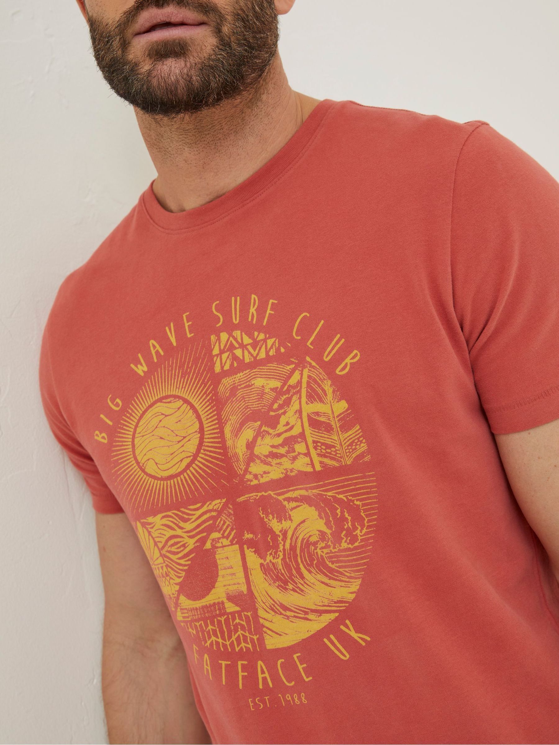 Red Surf Club T-Shirt - Image 3 of 4