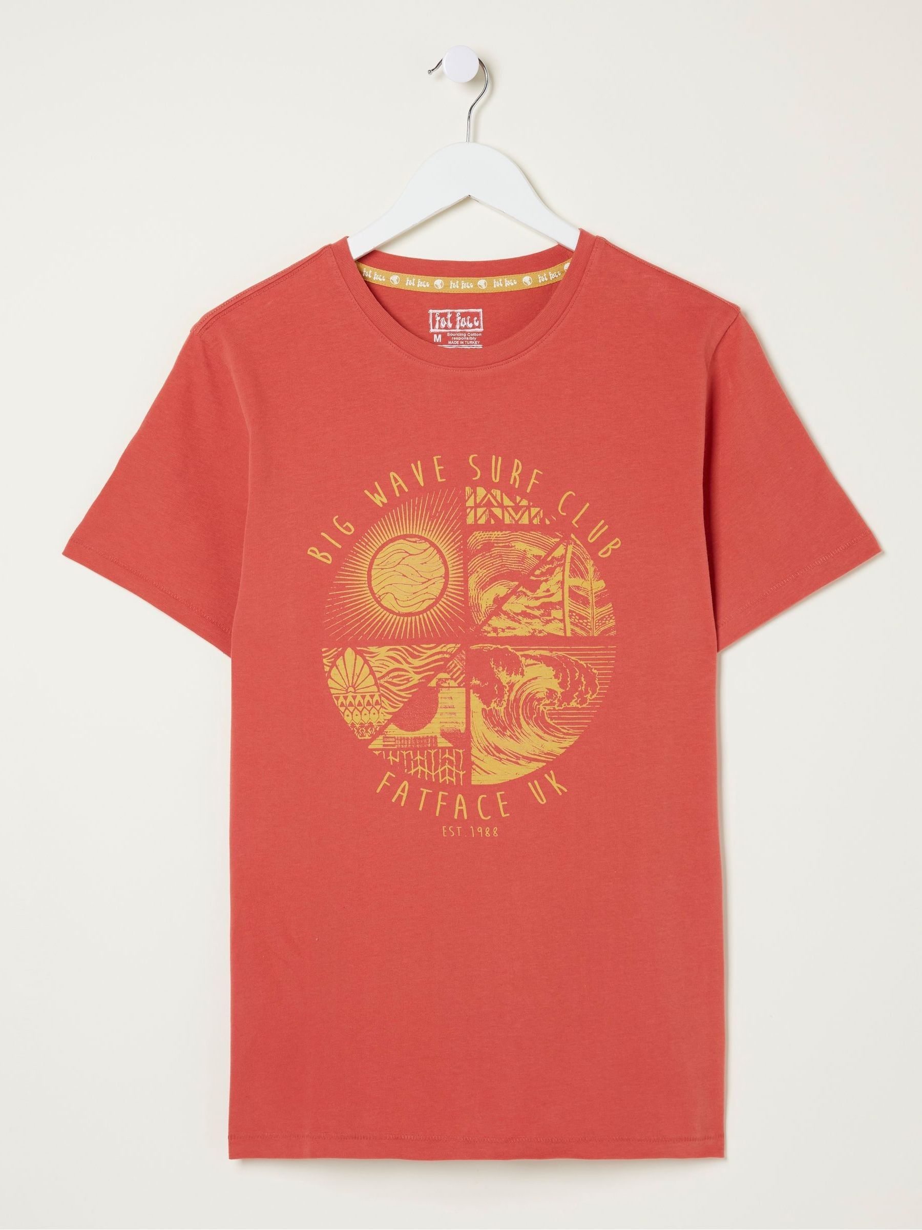 Red Surf Club T-Shirt - Image 4 of 4