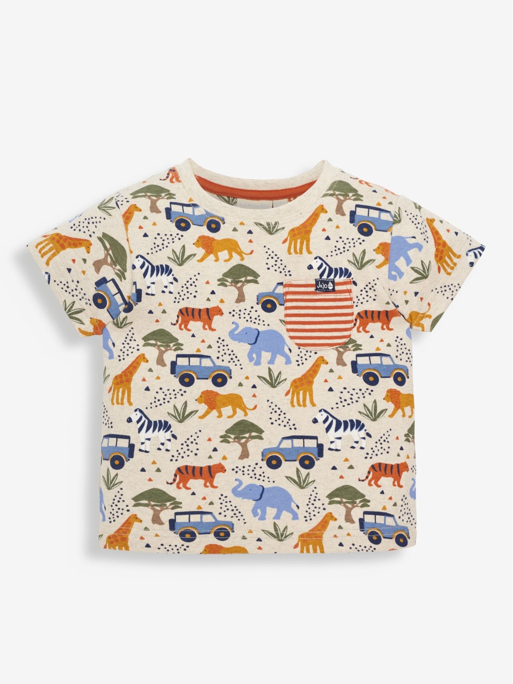Natural Kids Safari Print T-Shirt - Image 1 of 2