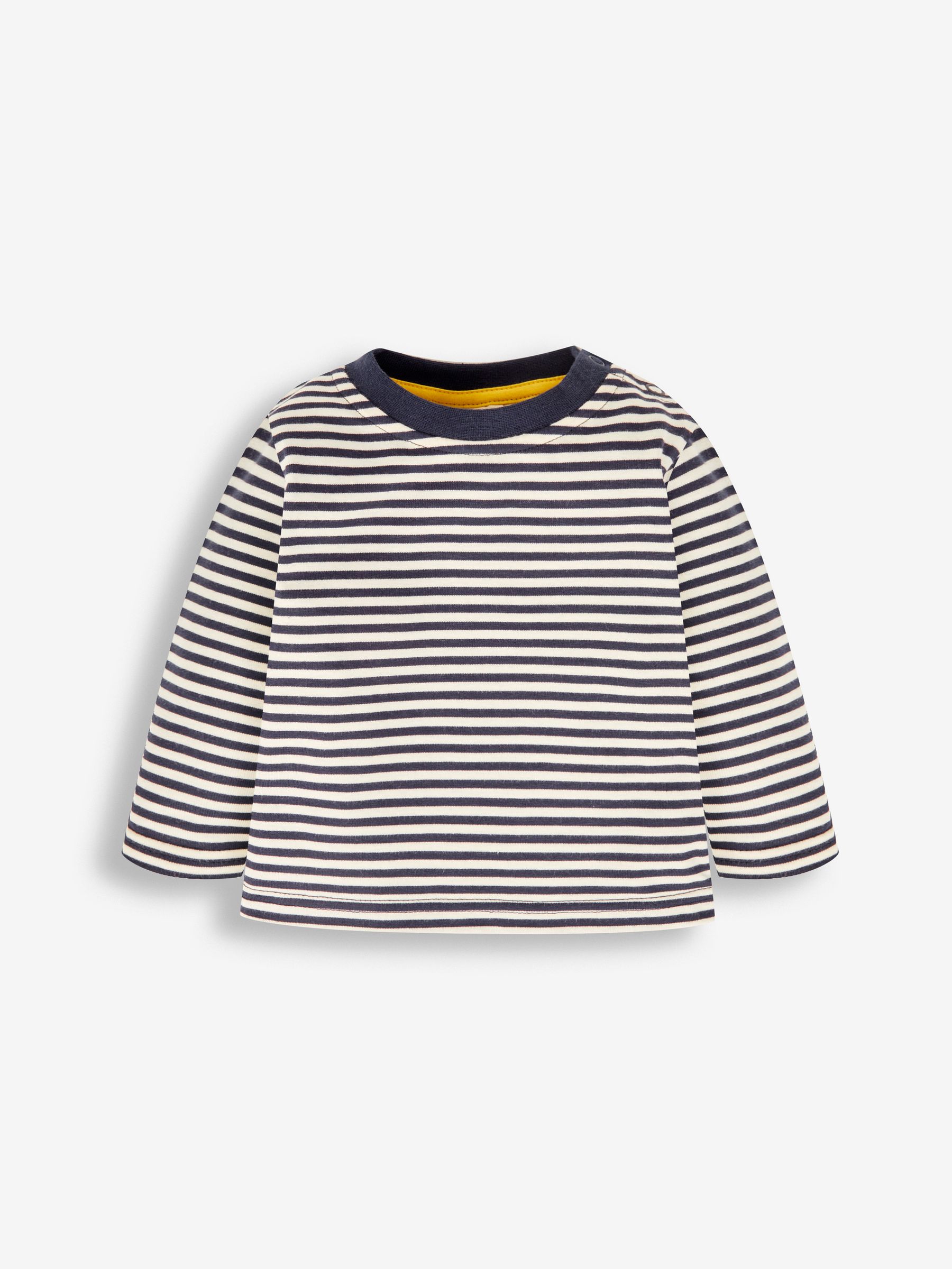 Navy Elmer Appliqué Dungarees & Stripe Top Set - Image 4 of 5