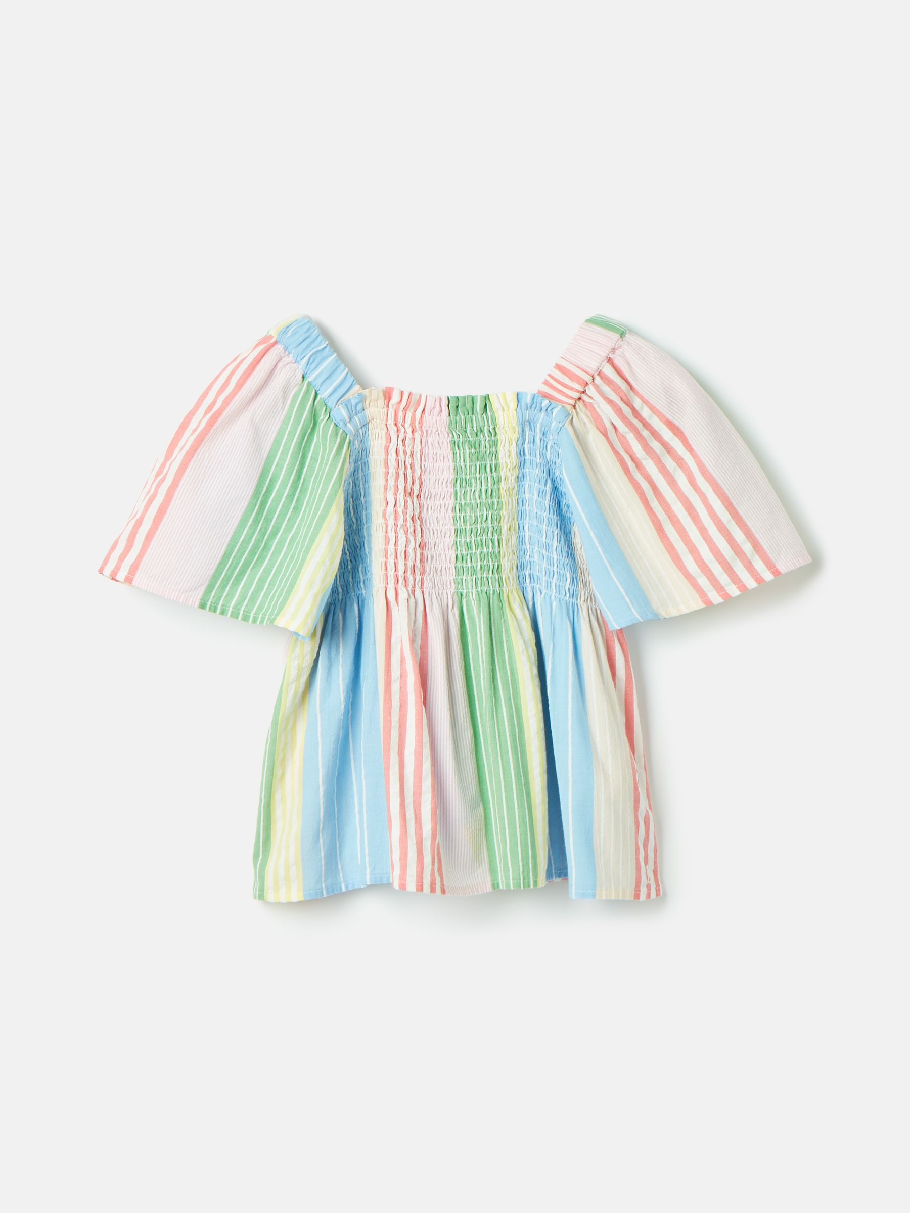 GirlsLife's A Picnic Multi Stripe Woven Top - Image 1 of 5