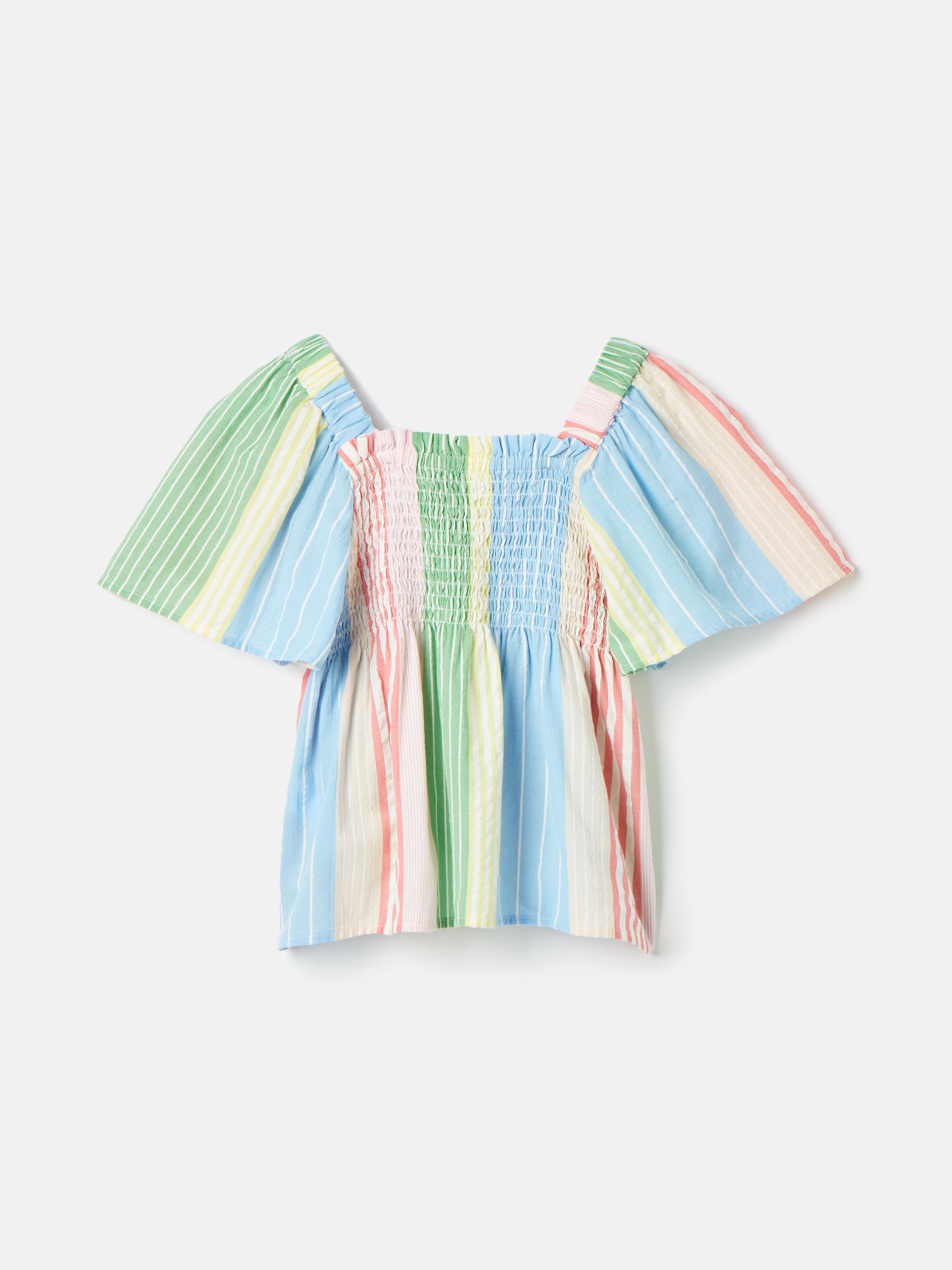 GirlsLife's A Picnic Multi Stripe Woven Top - Image 2 of 5