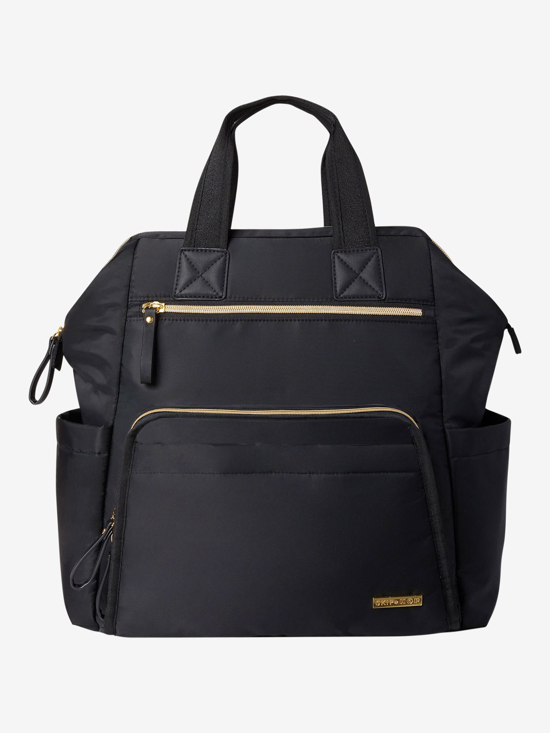 Black Skip Hop Mainframe Wide Open Changing Backpack - Image 1 of 10