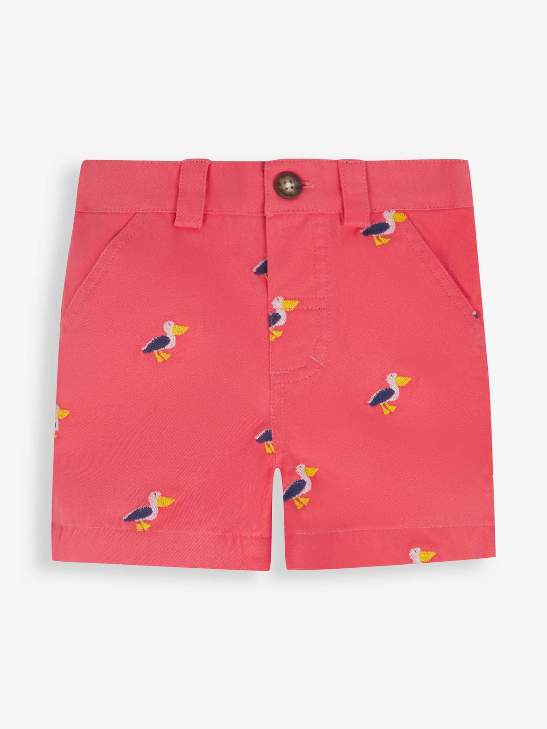 Pink Pelican Embroidered Twill Chino Shorts - Image 3 of 4