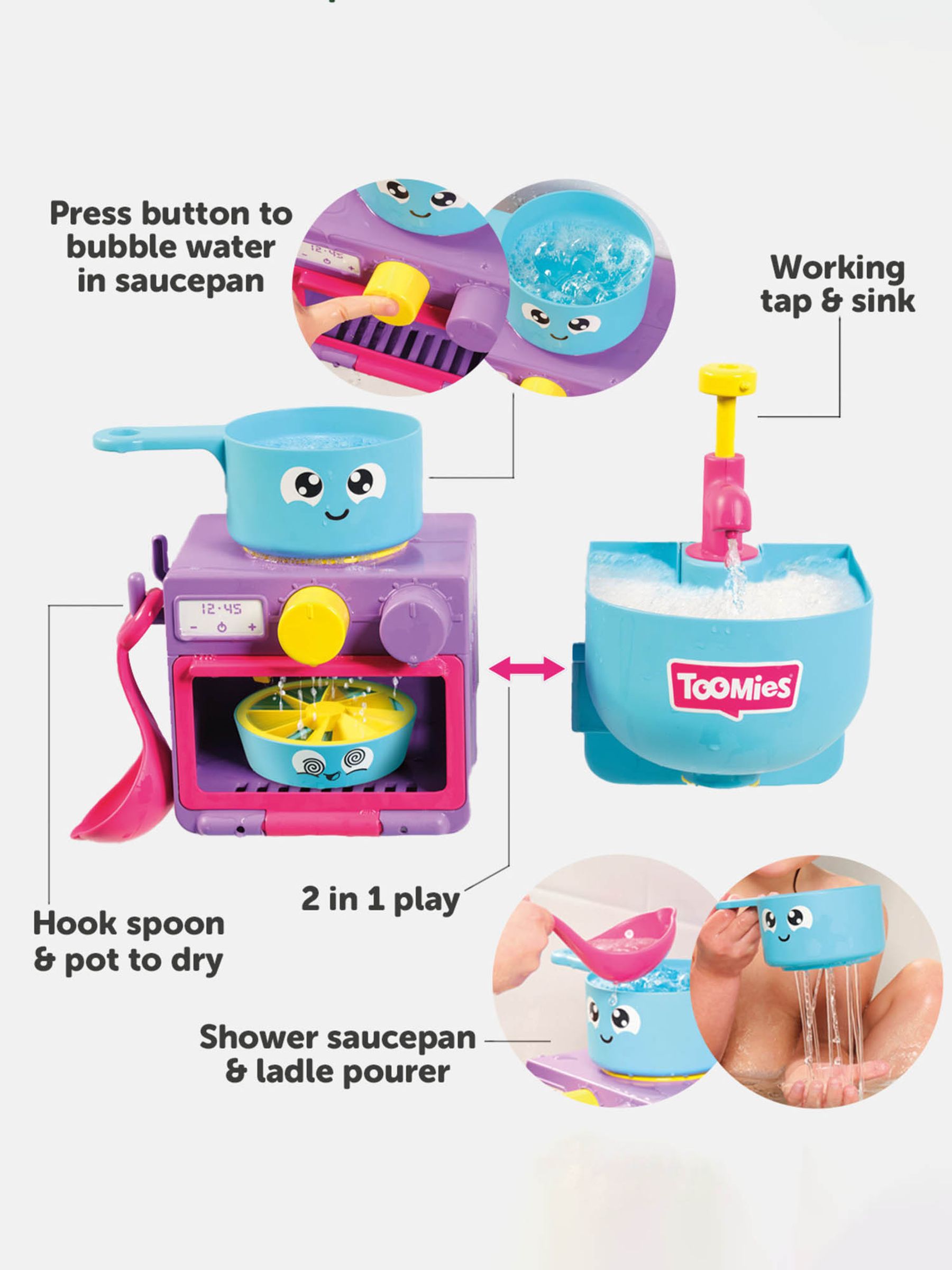 Toomies Bubble & Bake Kitchen Bath Toy - Image 7 of 9