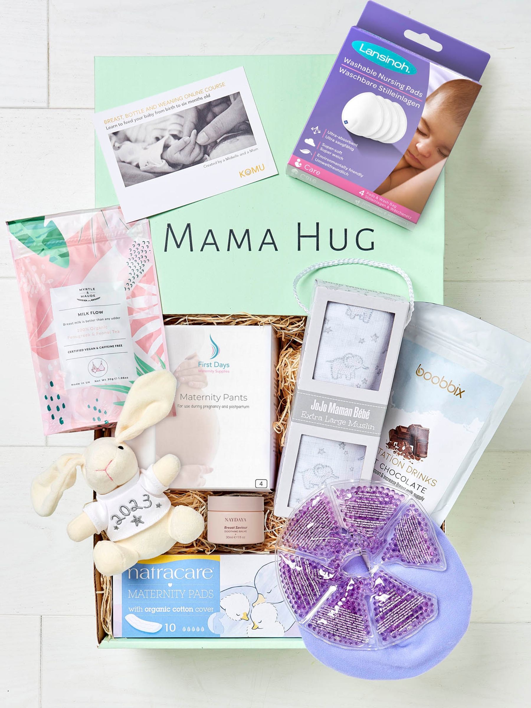Born in 2023 Mama Hug The Bosom Buddy Breastfeeding Gift Box - Image 1 of 1