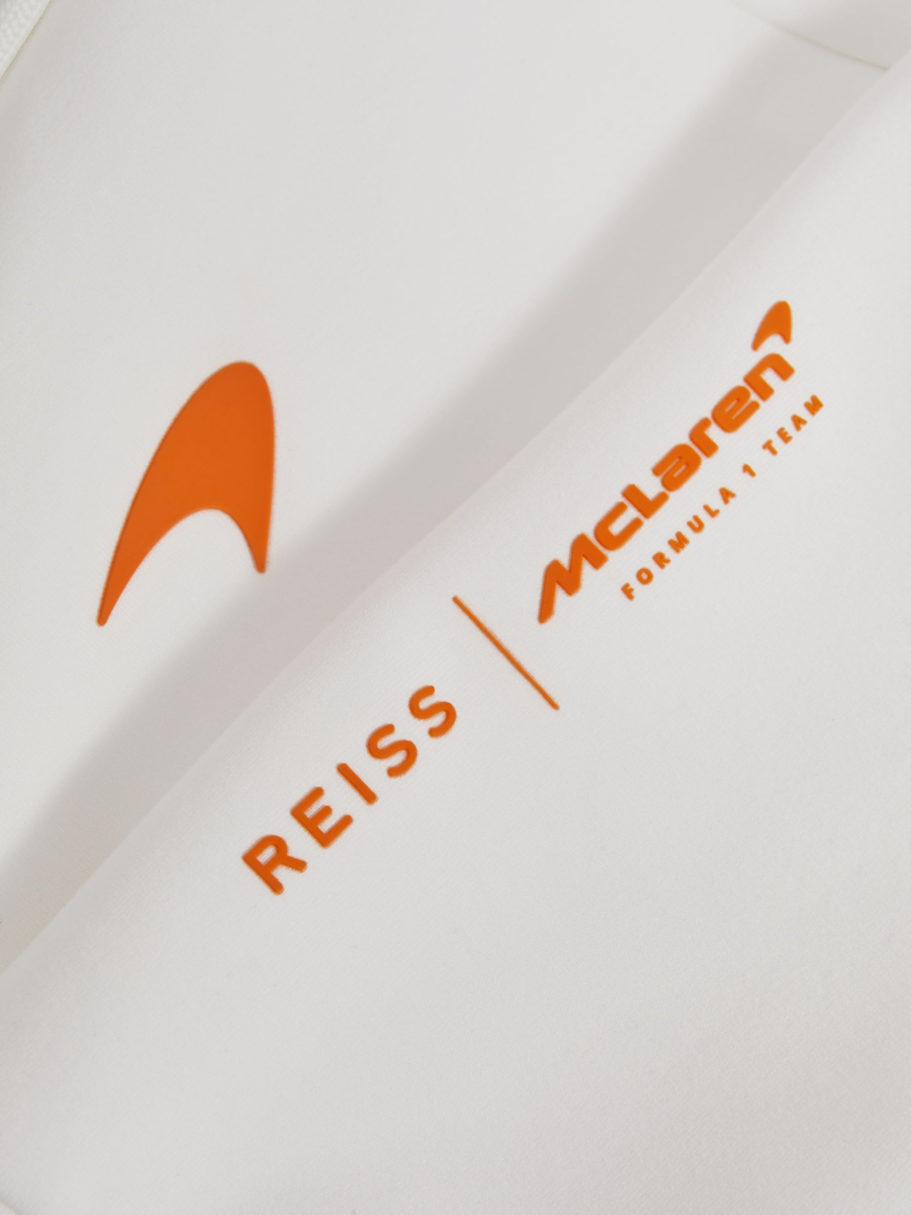 McLaren F1 Interlock Jersey Hoodie in White - Image 7 of 8