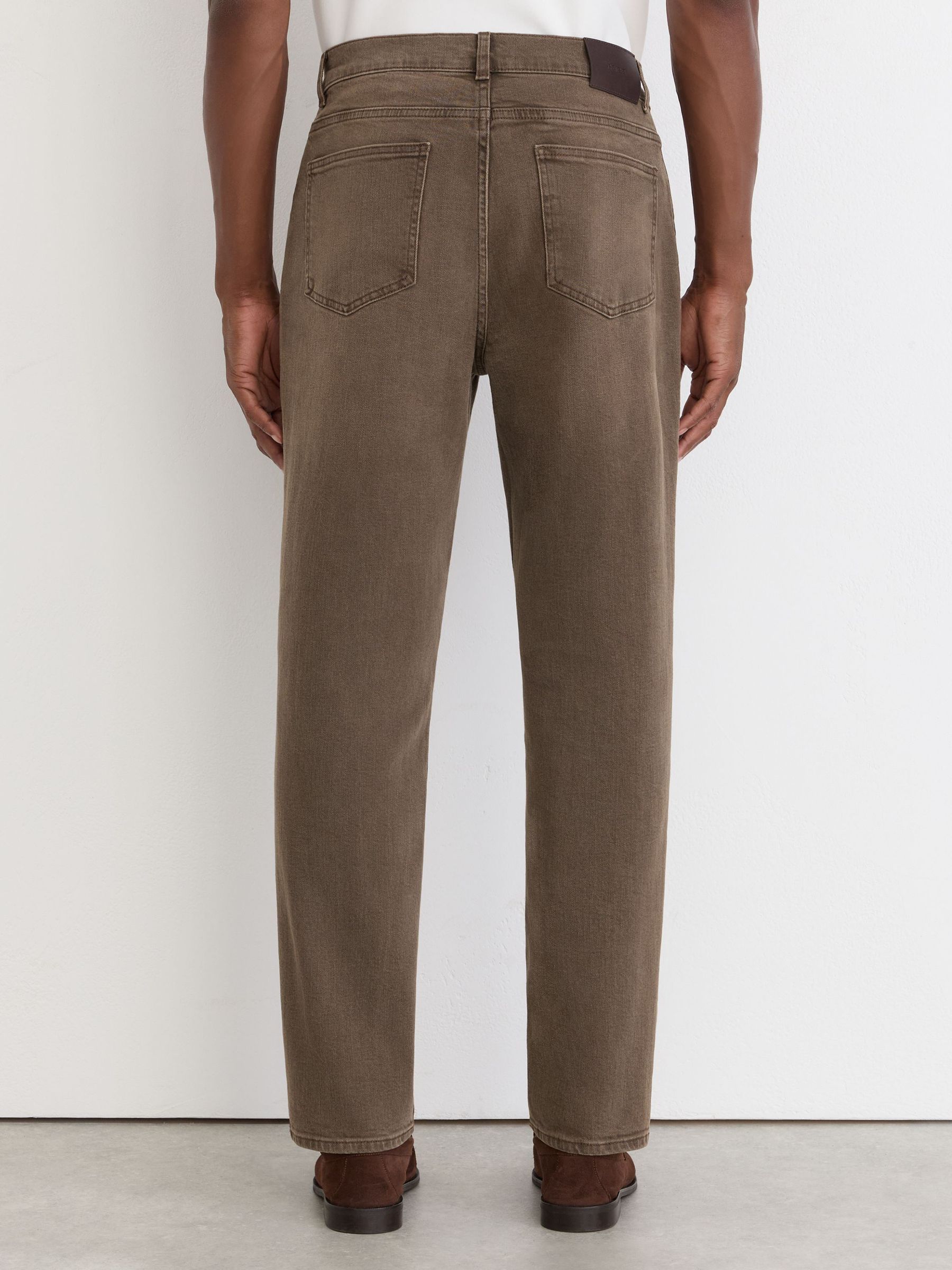 Straight-Leg Jeans in Brown - Image 5 of 7