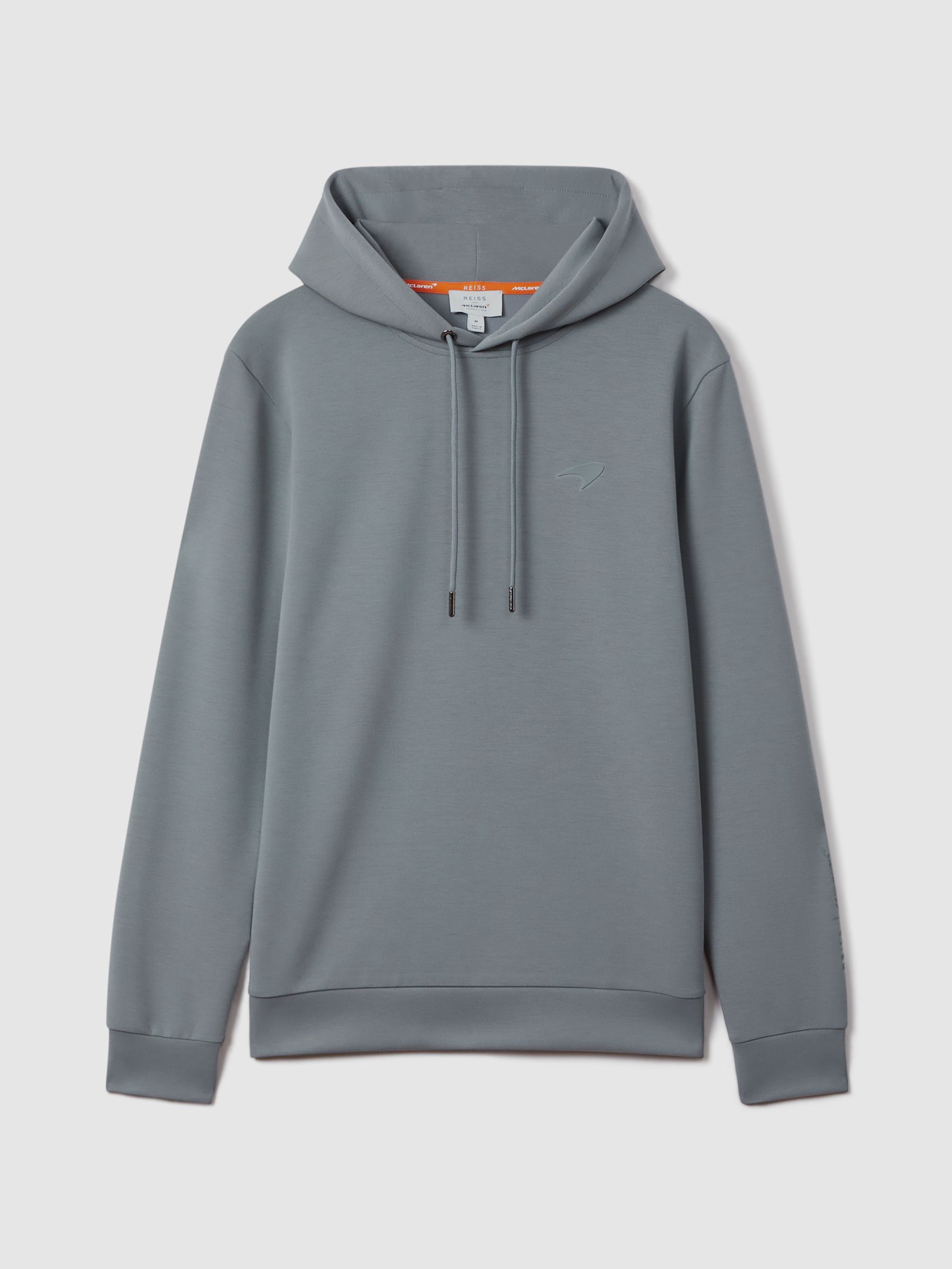 McLaren F1 Interlock Jersey Hoodie in Sage - Image 2 of 9
