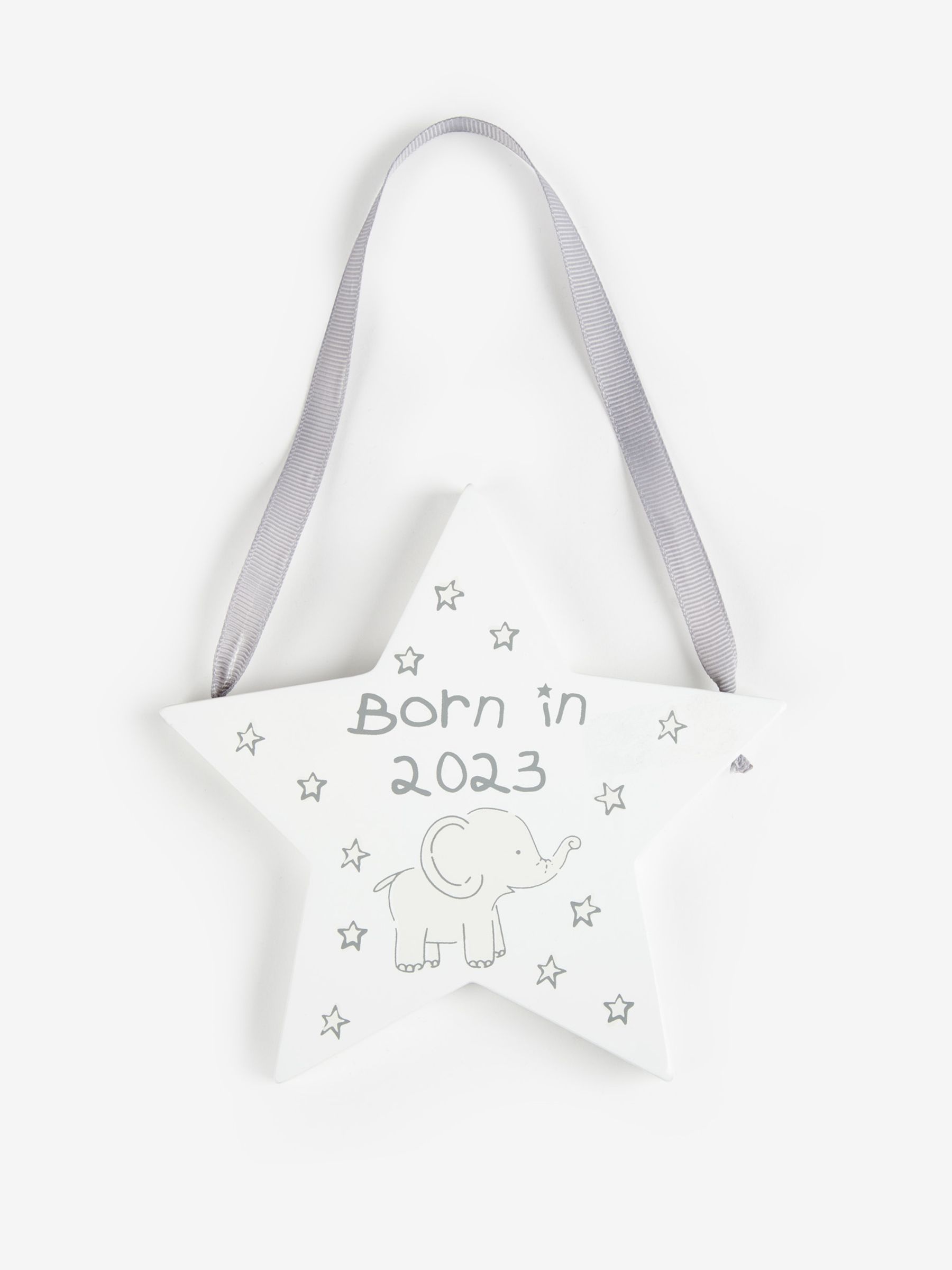 White Born in 2023 Door Hanger - Image 1 of 1