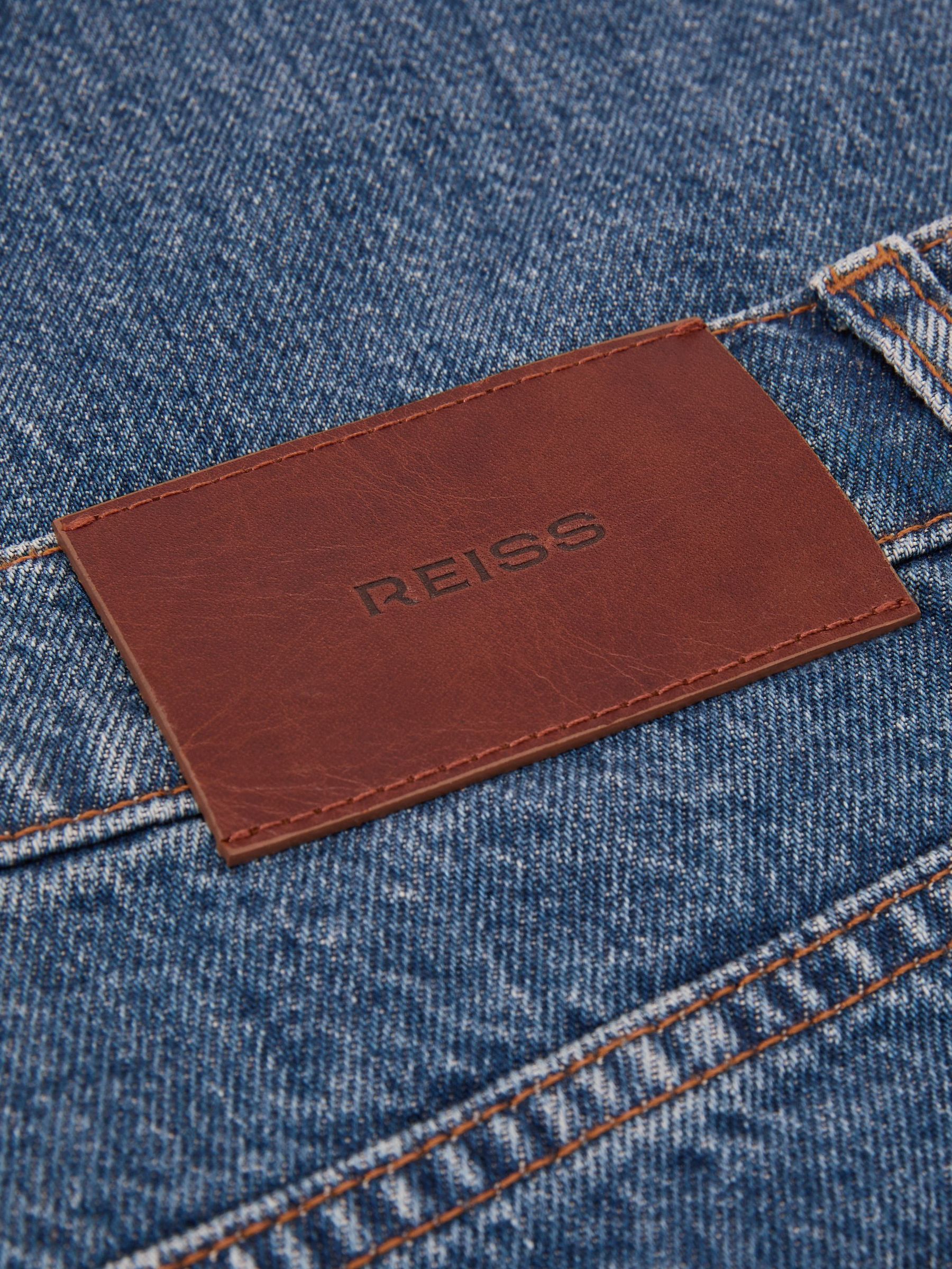 Relaxed Straight-Leg Jeans in Mid Blue - Image 7 of 7