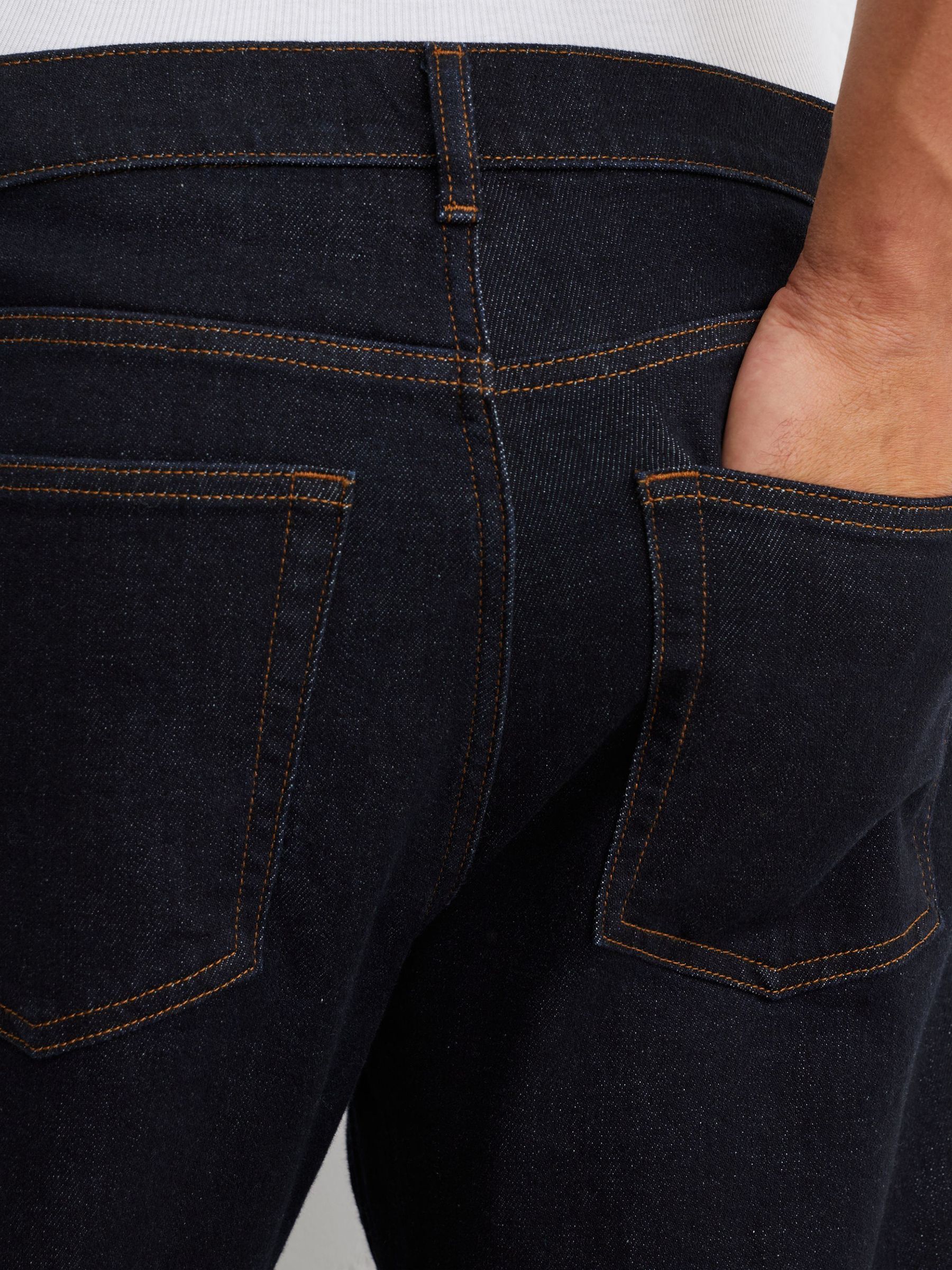 Relaxed Flared-Leg Jeans in Rinse Wash - Image 4 of 7