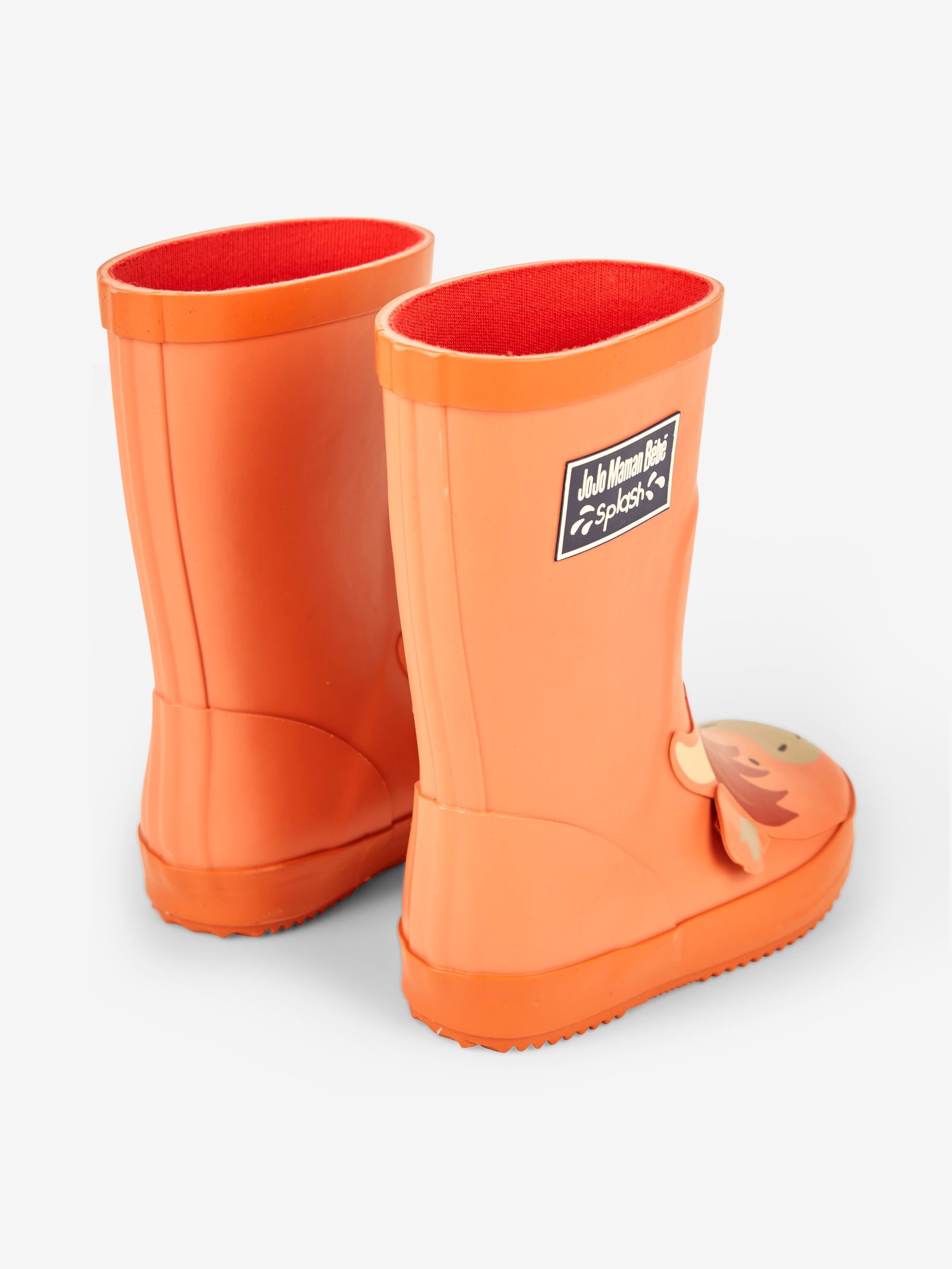 Rust Kids' Highland Cow Wellies - Image 3 of 6