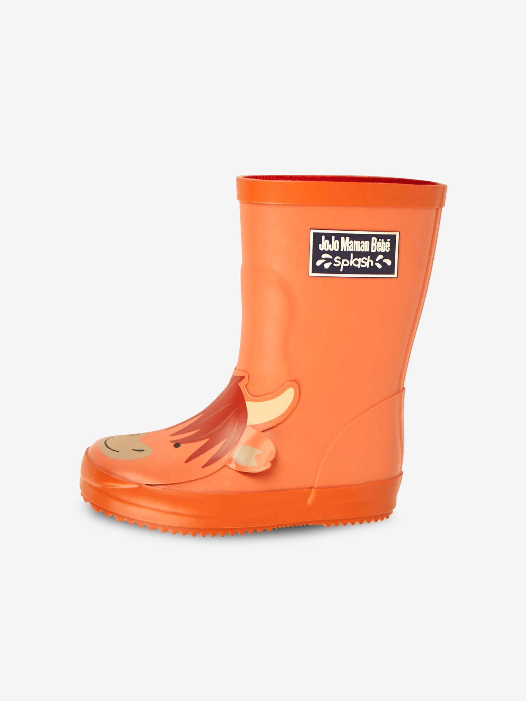 Rust Kids' Highland Cow Wellies - Image 4 of 6