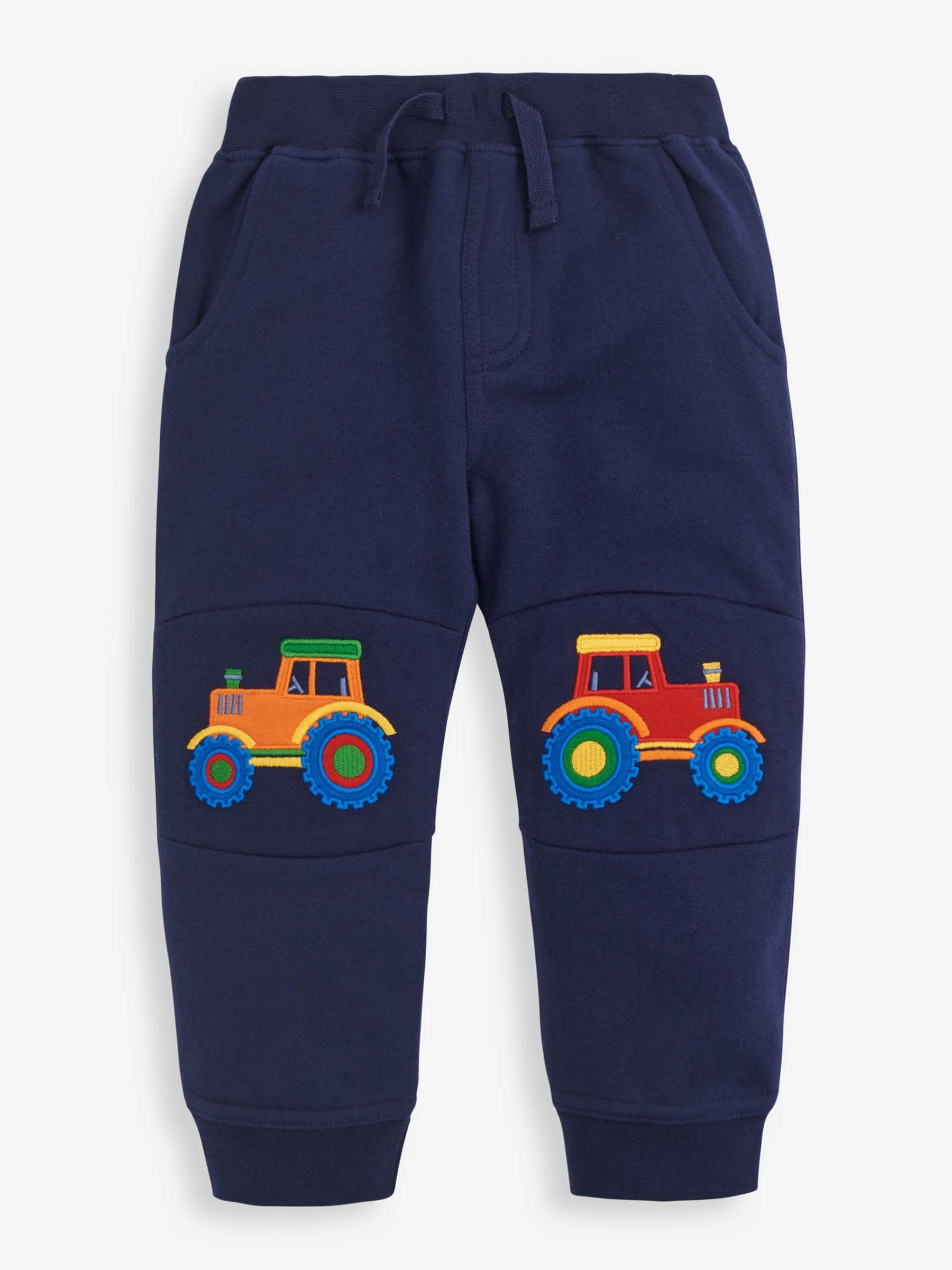 Navy Boys' Navy Tractor Knee Joggers - Image 3 of 4