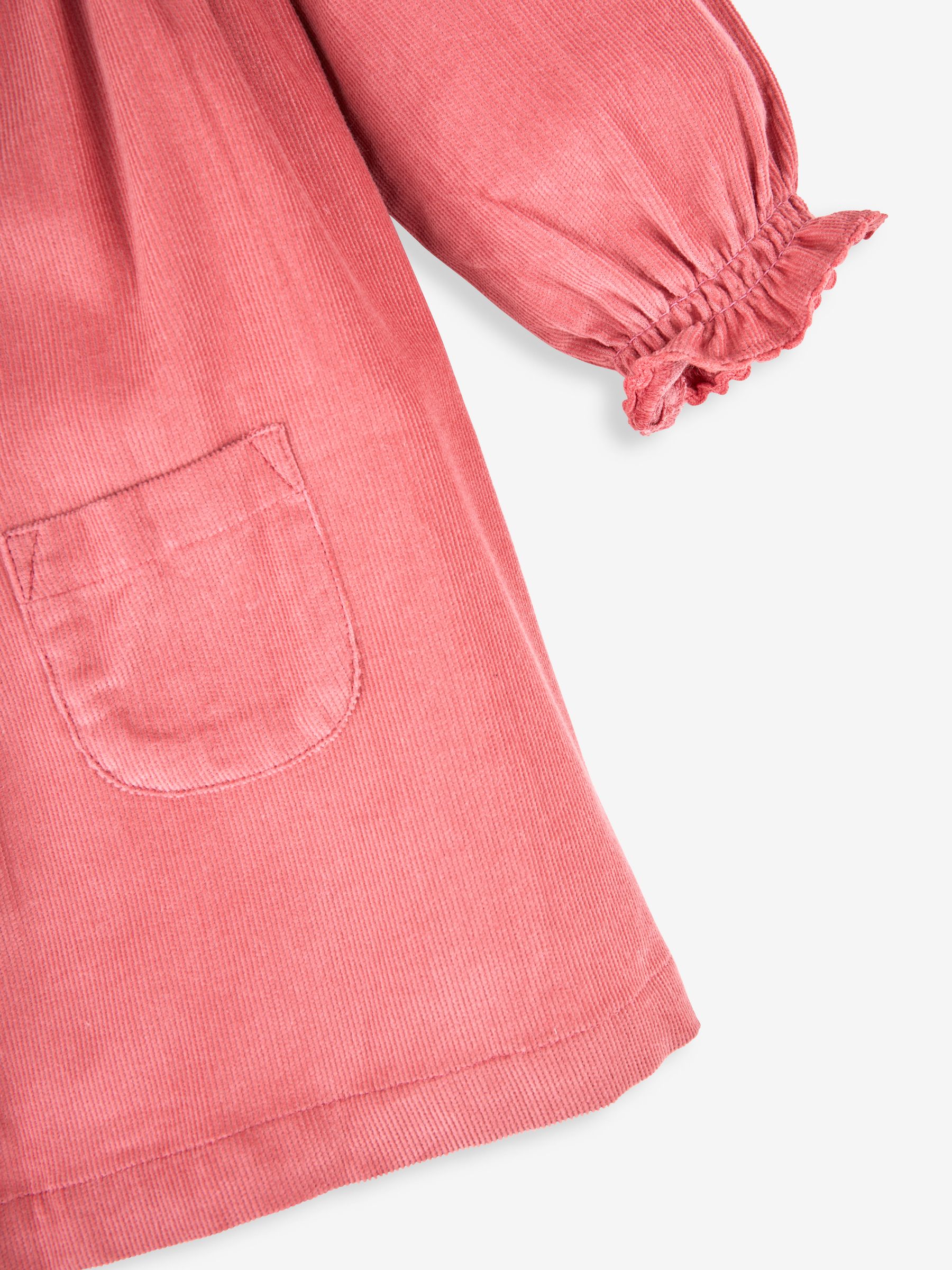 Rose Pink Classic Cord Shirt Dress - Image 3 of 3
