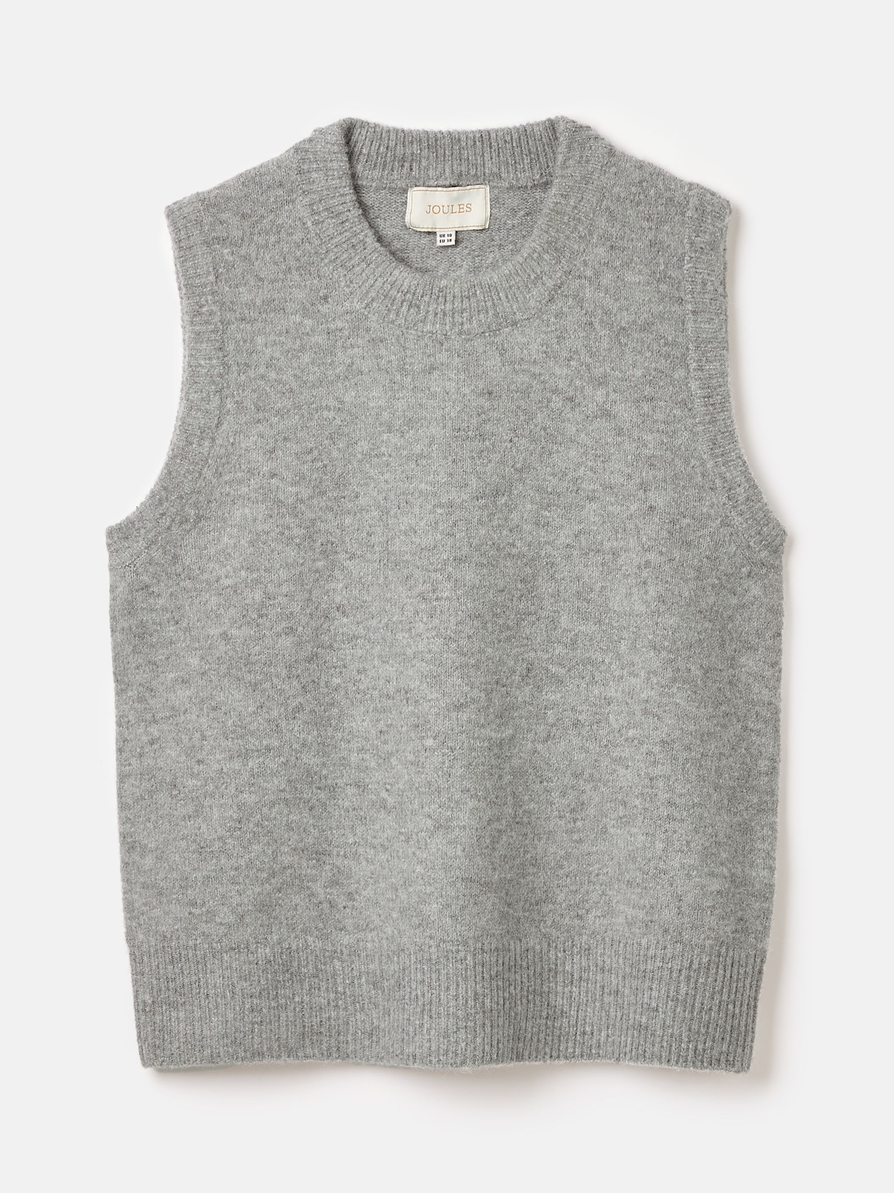 Holly Grey Regular Fit Knitted Vest - Image 6 of 6