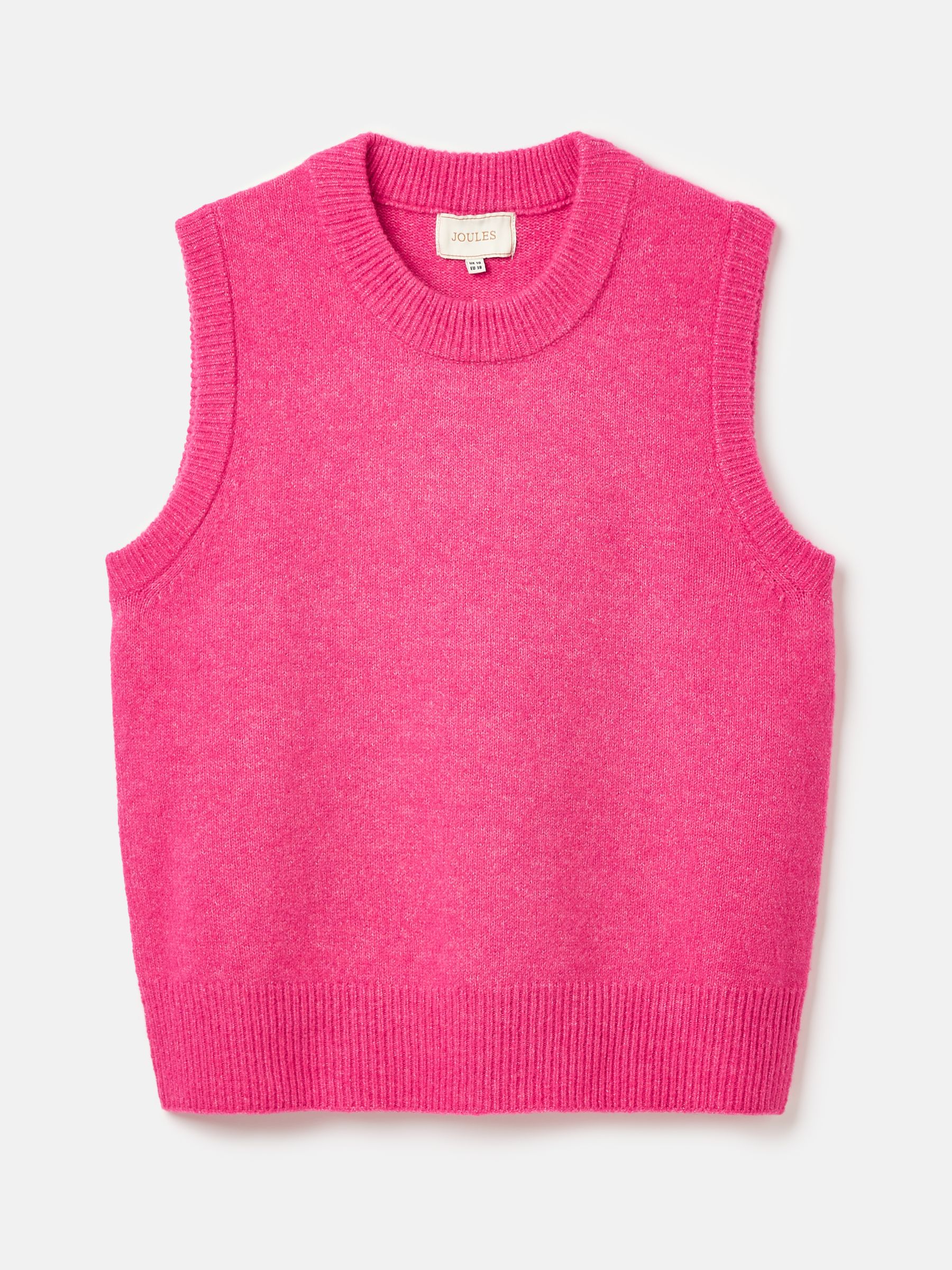 Holly Pink Regular Fit Knitted Vest - Image 8 of 8