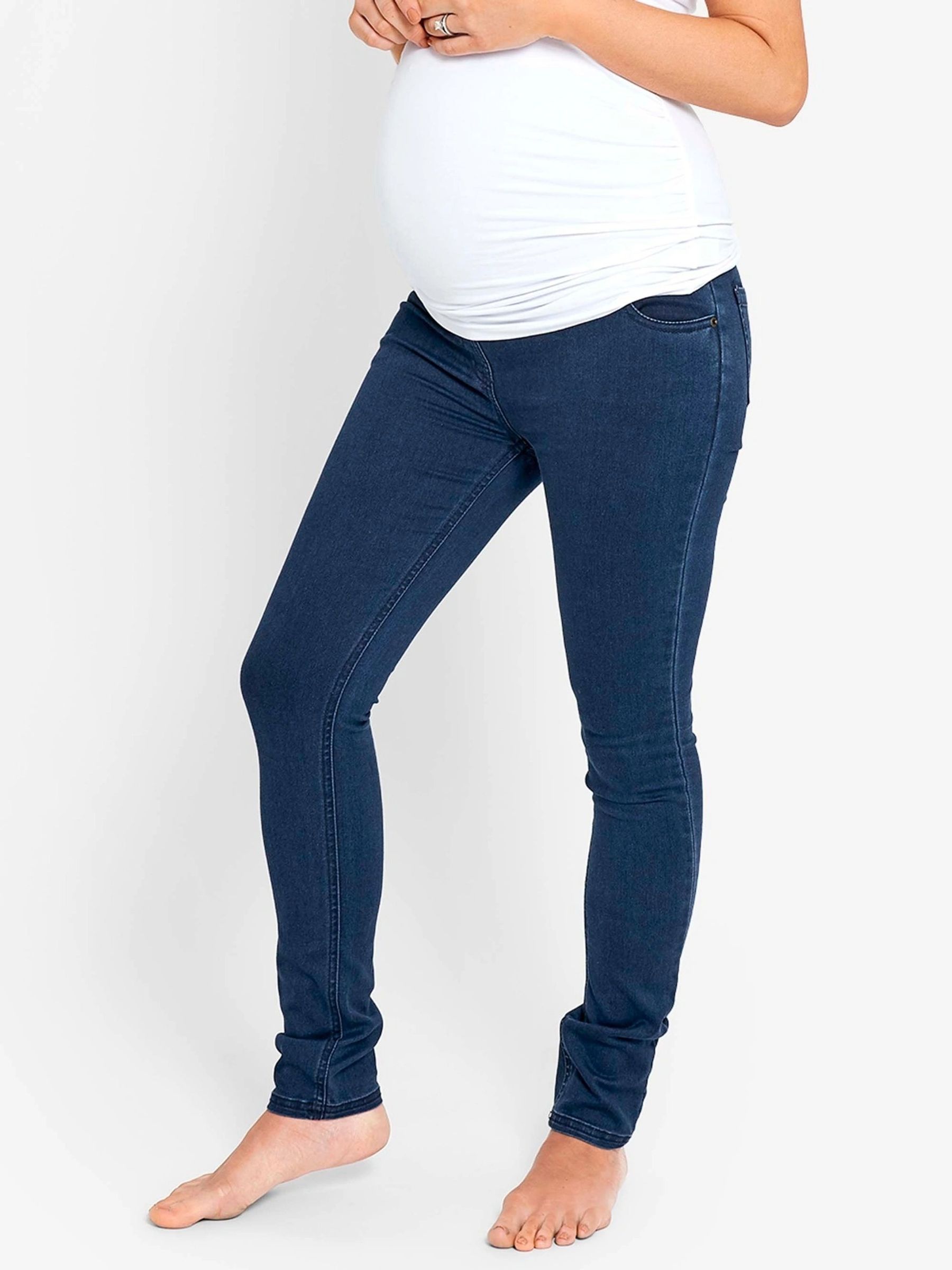 Dark Wash Superstretch Maternity Skinny Jeans - Image 1 of 1
