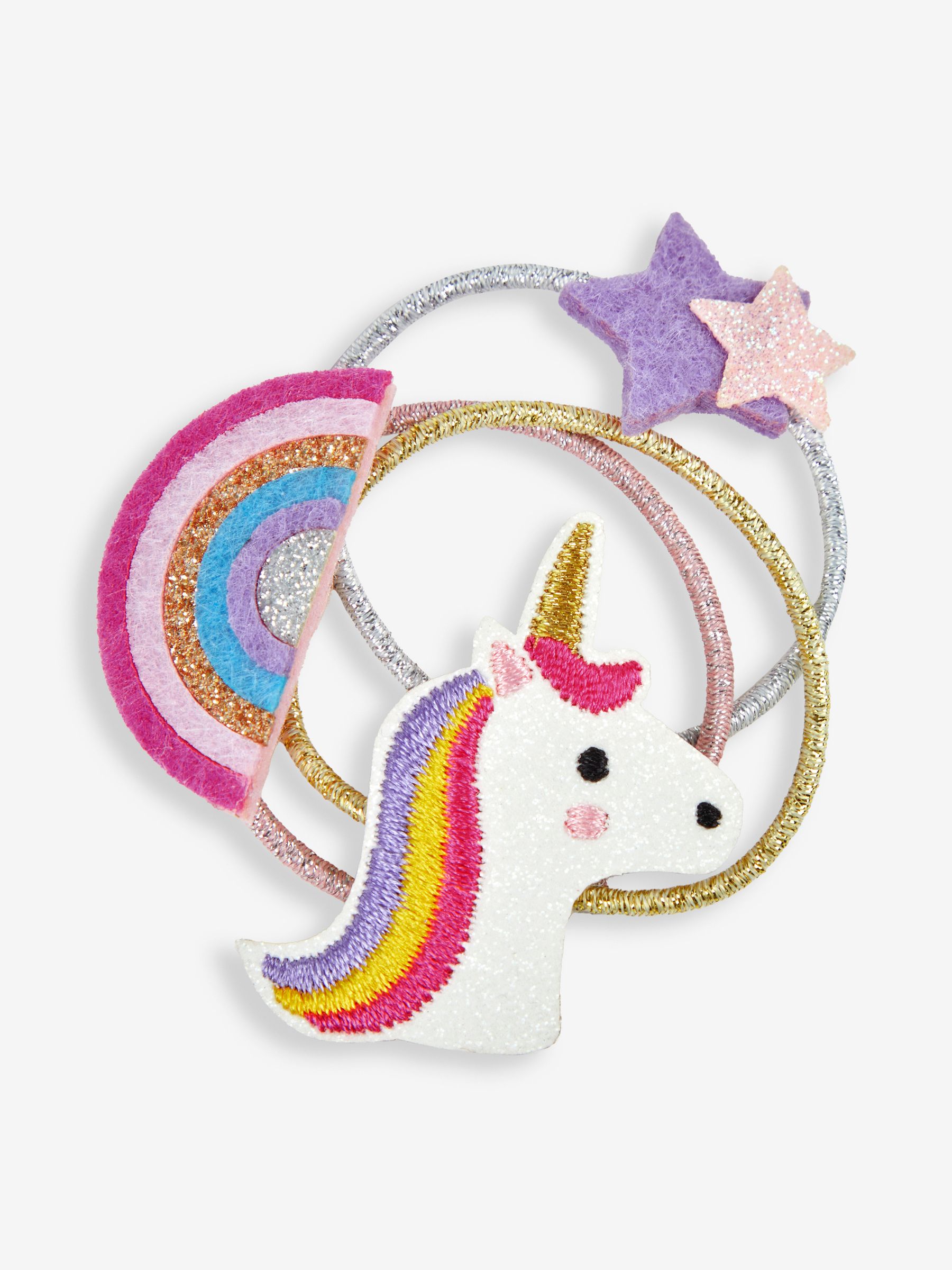 3-Pack Unicorn Hair Bands in Unicorn - Image 2 of 3
