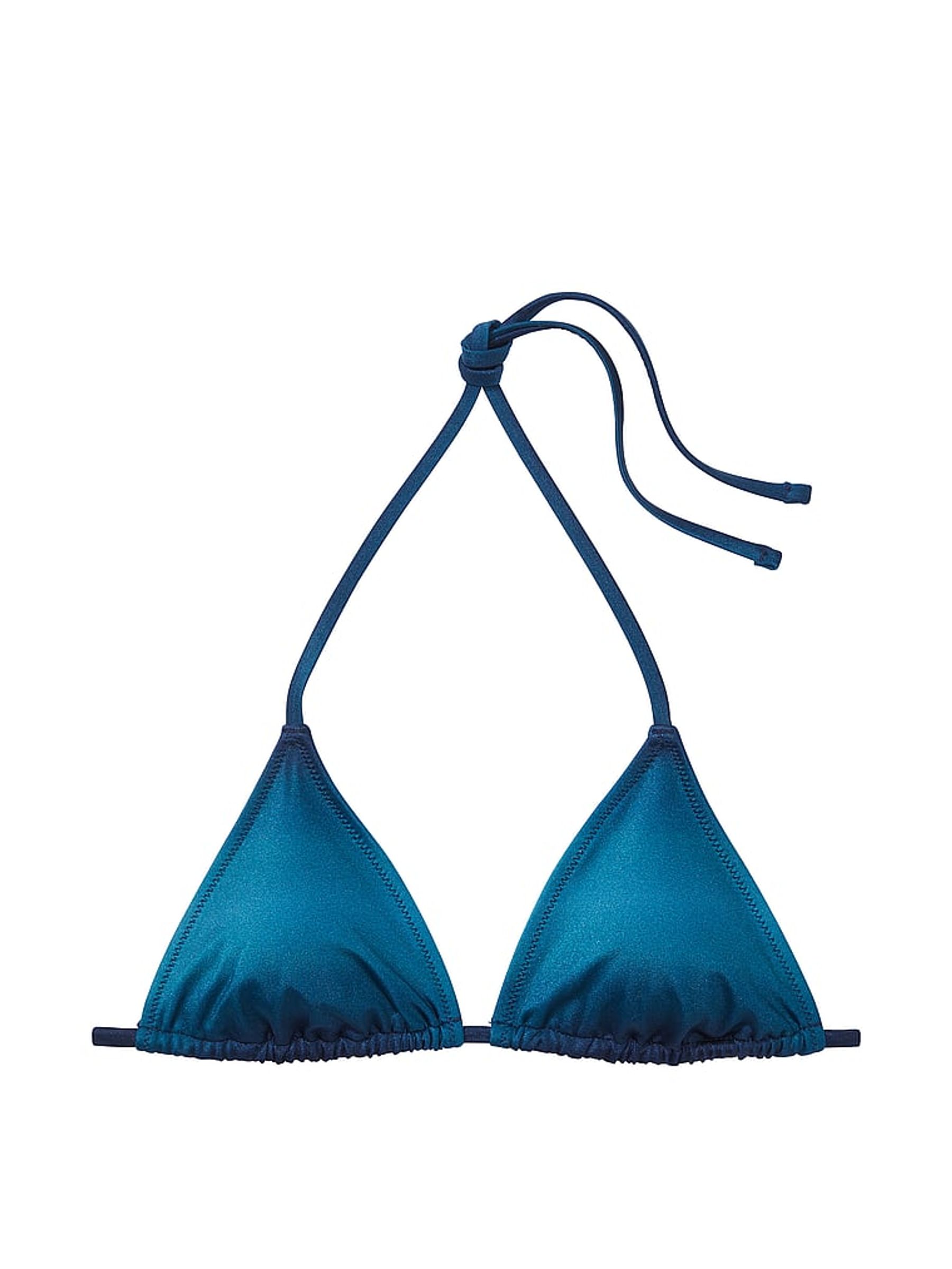 Blue Ombre Triangle Swim Bikini Top - Image 3 of 3