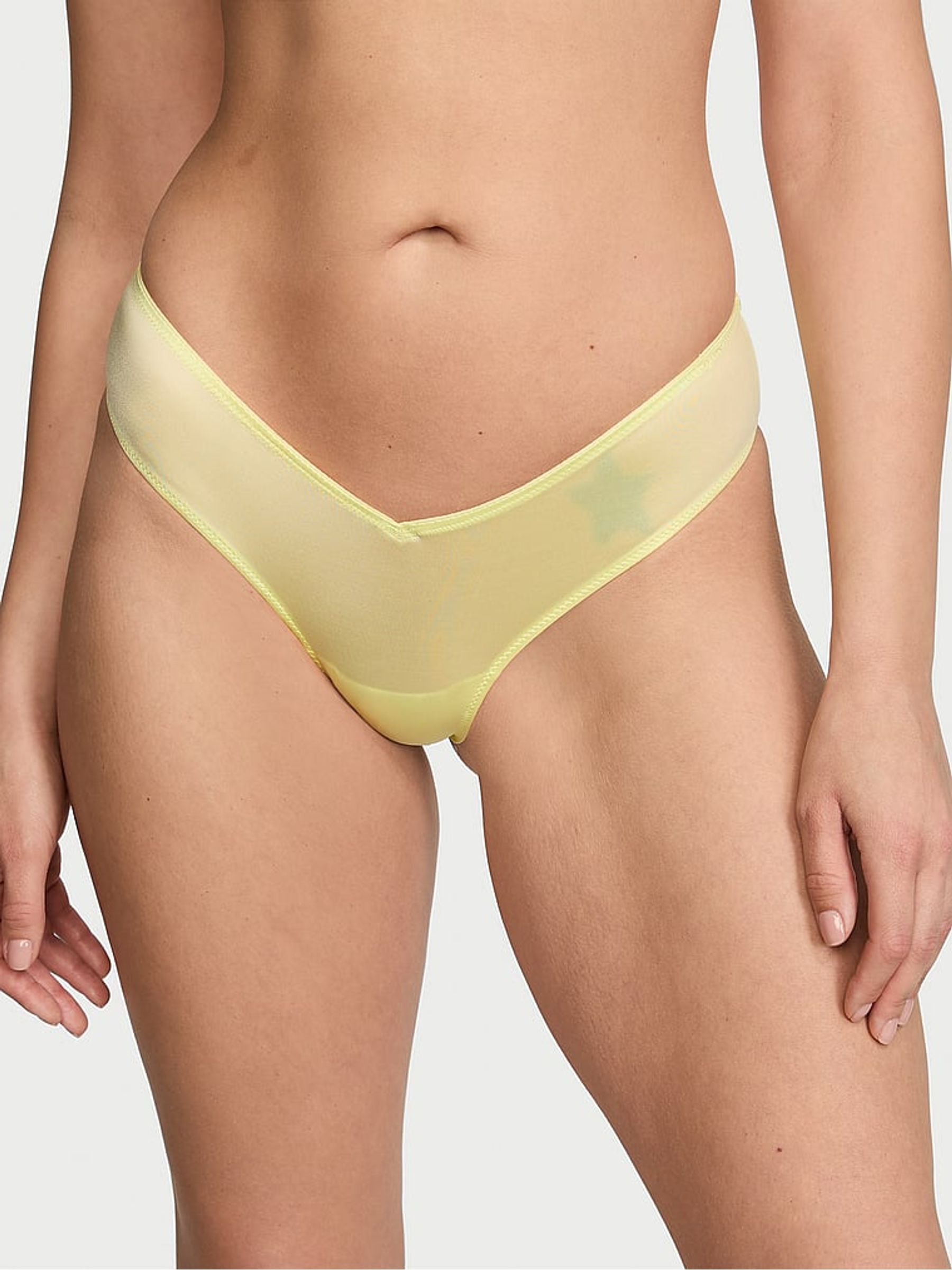 Citron Glow Yellow Cheeky Knickers - Image 1 of 3