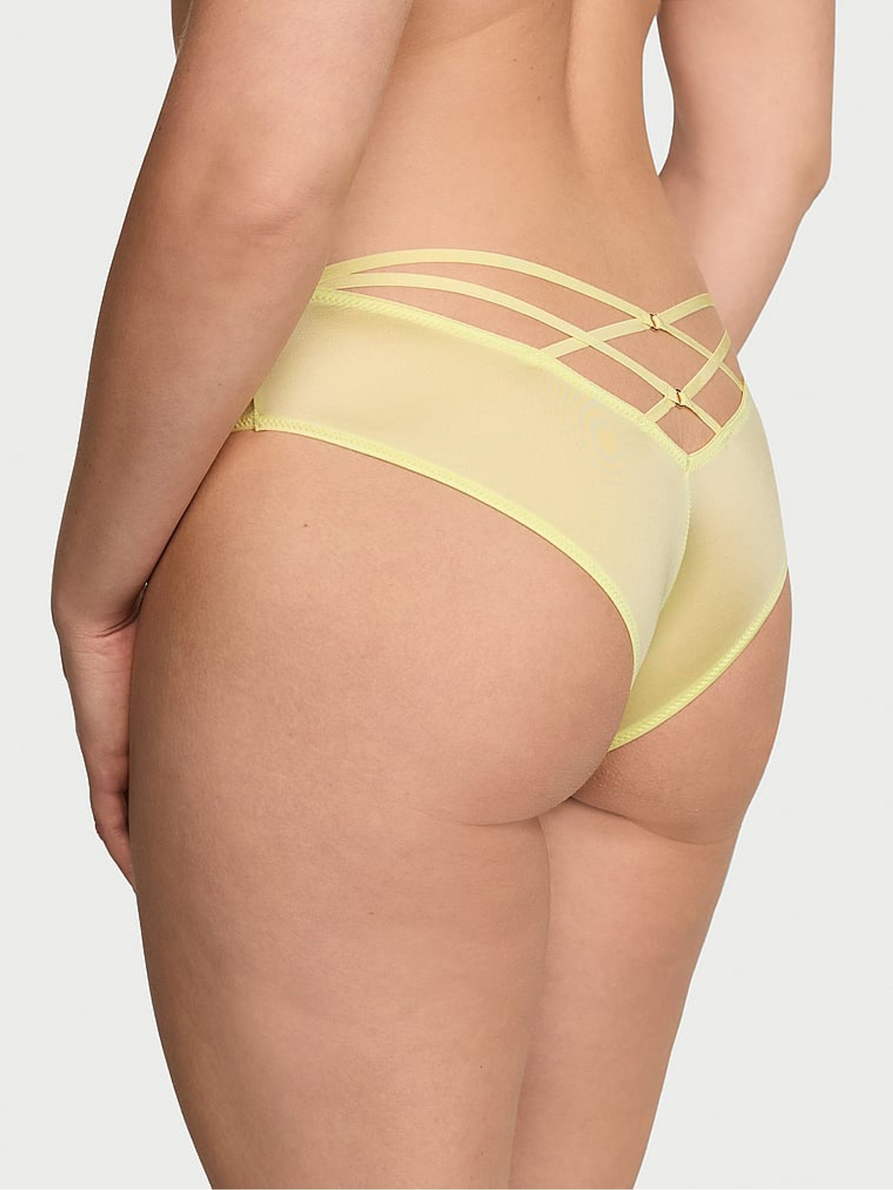 Citron Glow Yellow Cheeky Knickers - Image 2 of 3