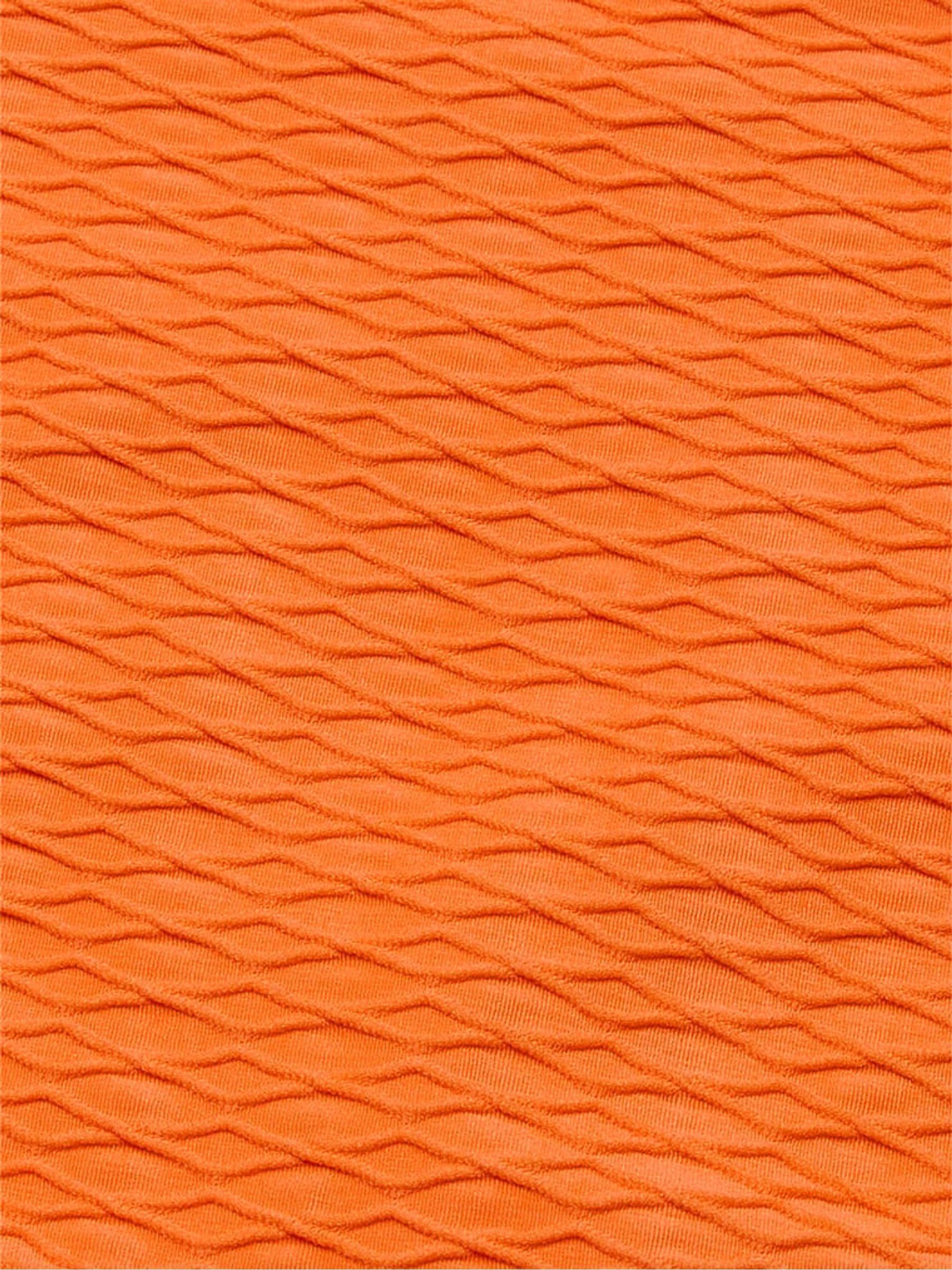 Sunset Orange Fishnet Brazilian Swim Bikini Bottom - Image 2 of 2