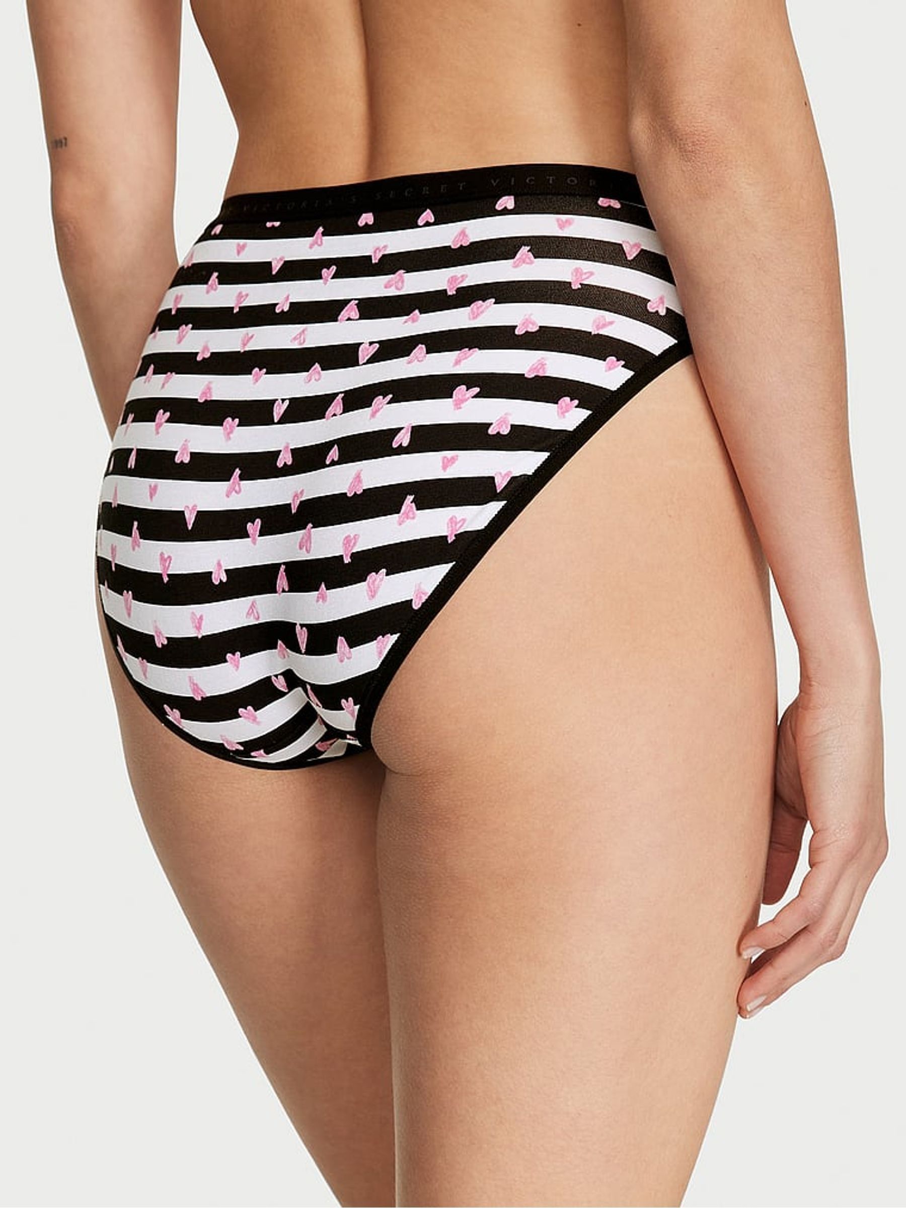 White/Grey/Pink/Black Bikini 5 Pack Knickers - Image 3 of 4