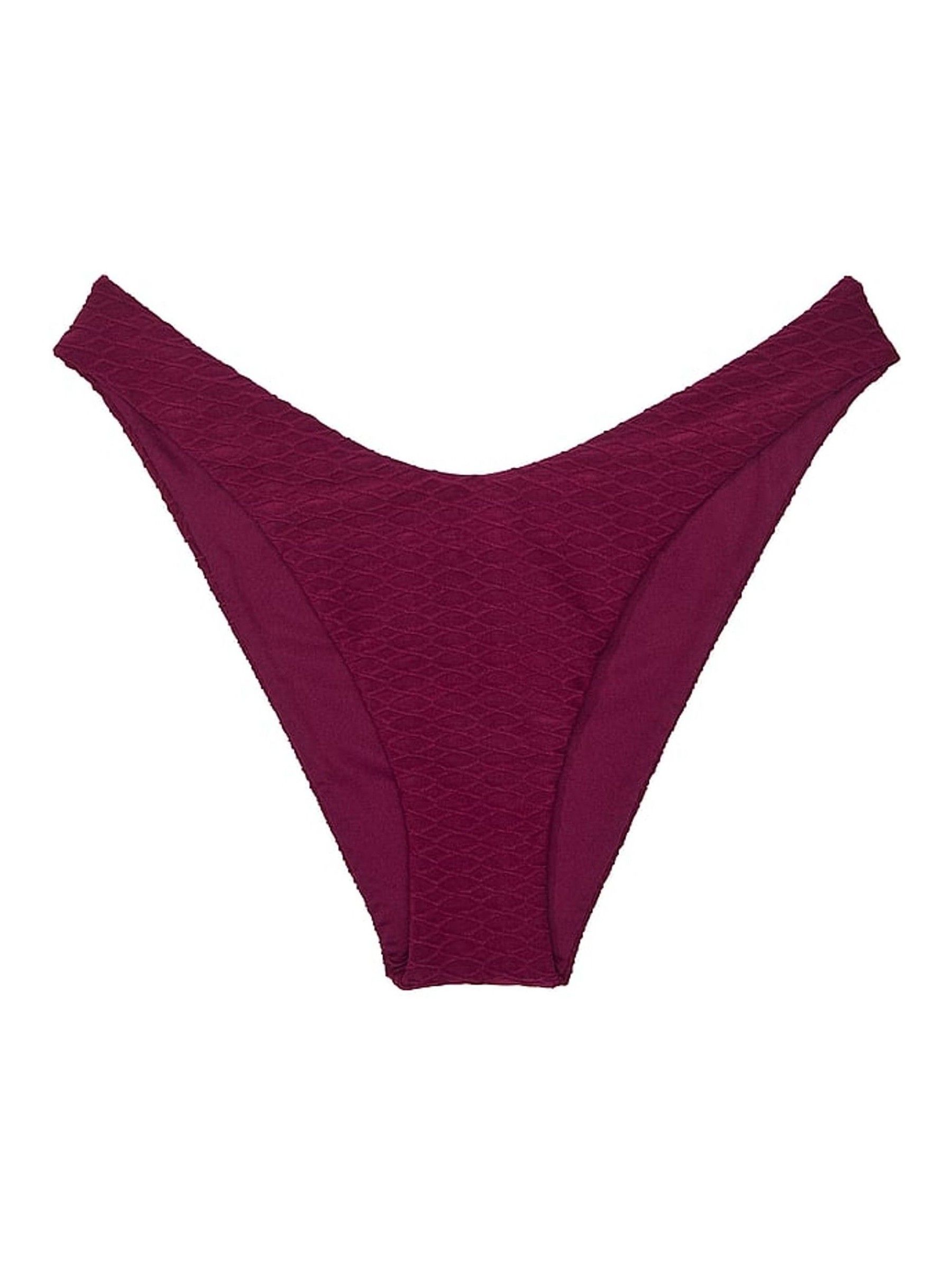 Pink Rouge Fishnet Brazilian Swim Bikini Bottom - Image 3 of 3
