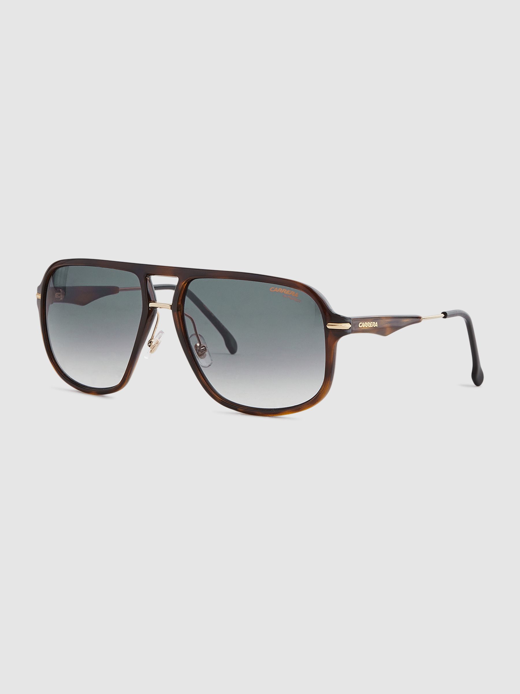 Carrera Eyewear Rectangular Tortoiseshell Sunglasses in Green - Image 2 of 4
