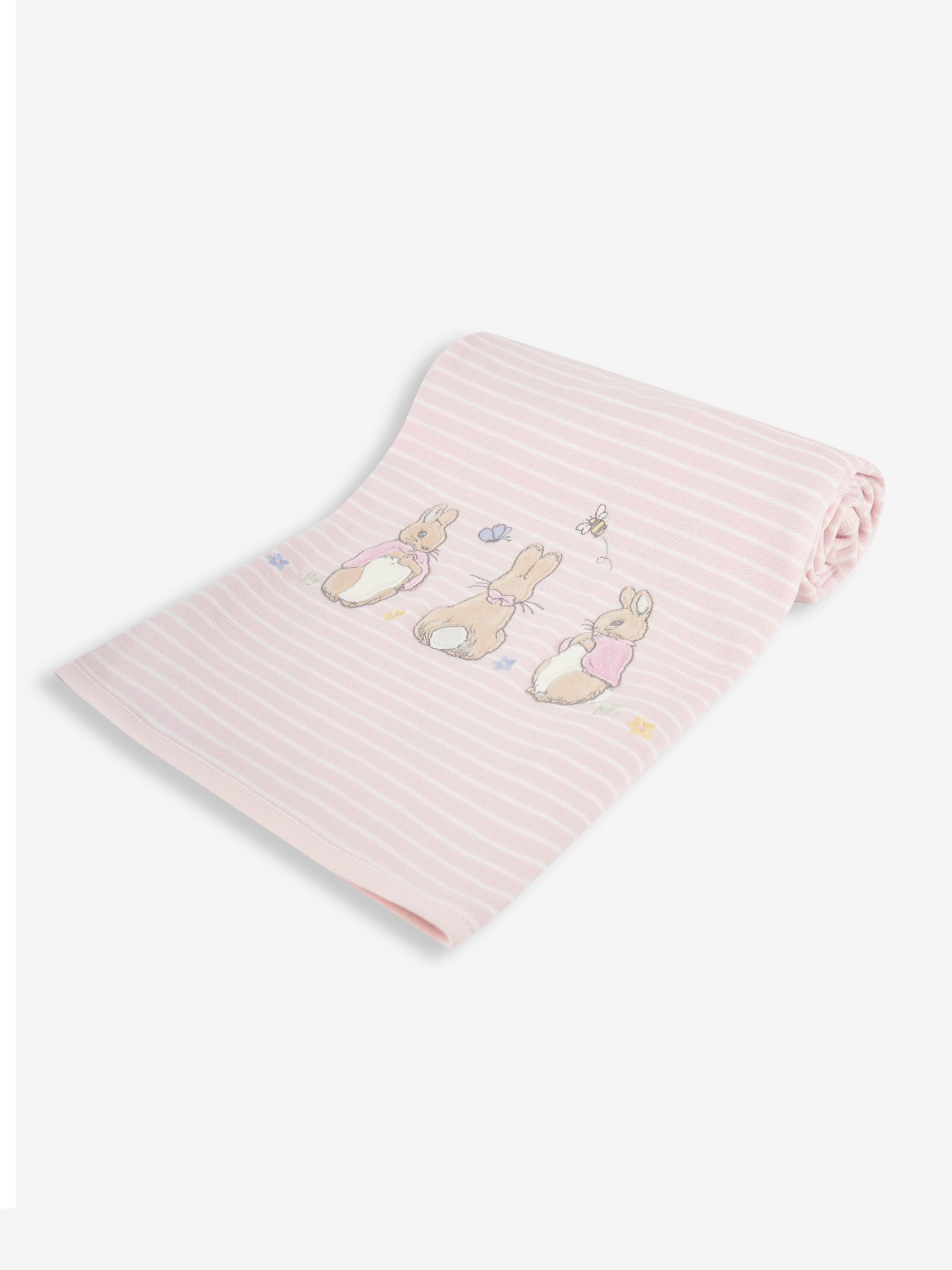 Flopsy Bunny Print Reversible Jersey Shawl - Image 3 of 4