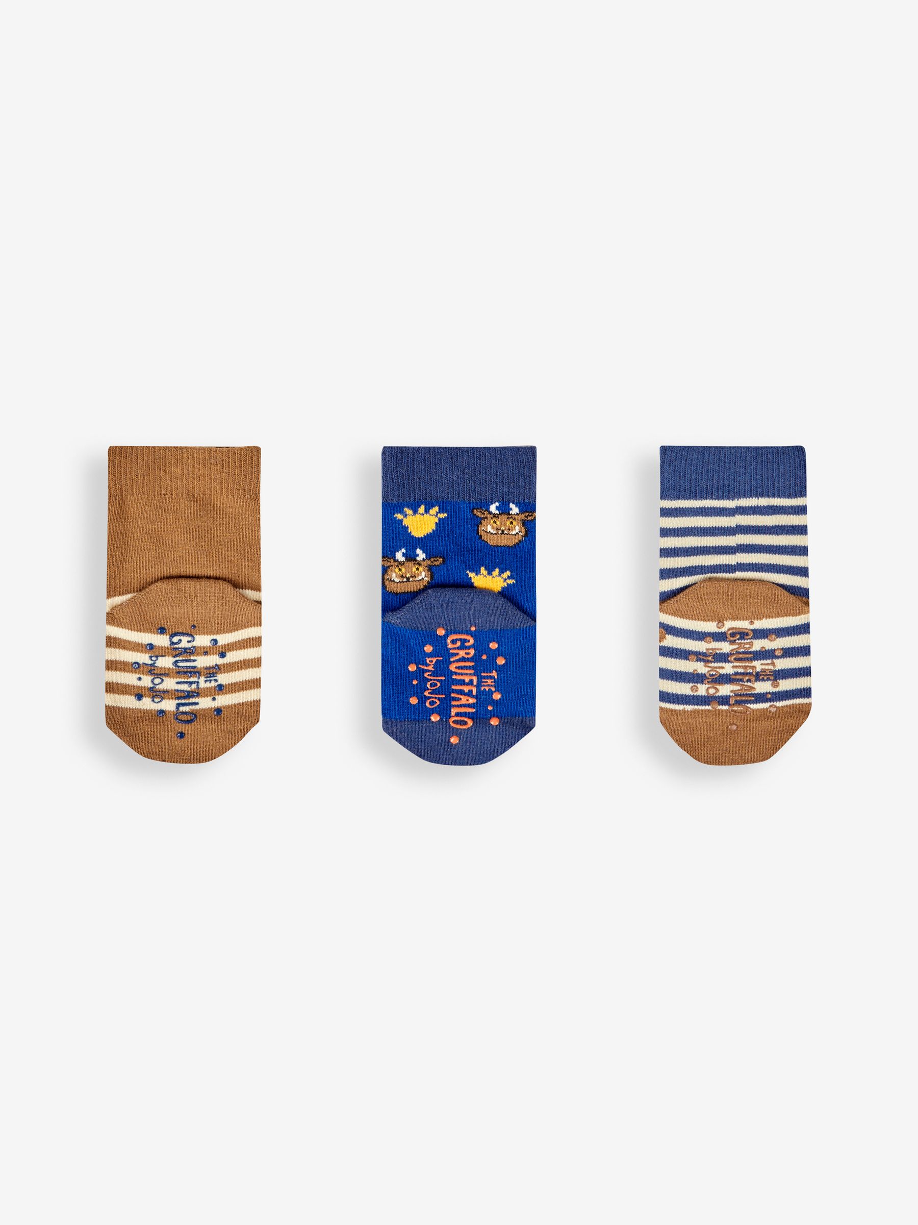 Brown 3-Pack The Gruffalo Socks - Image 2 of 2