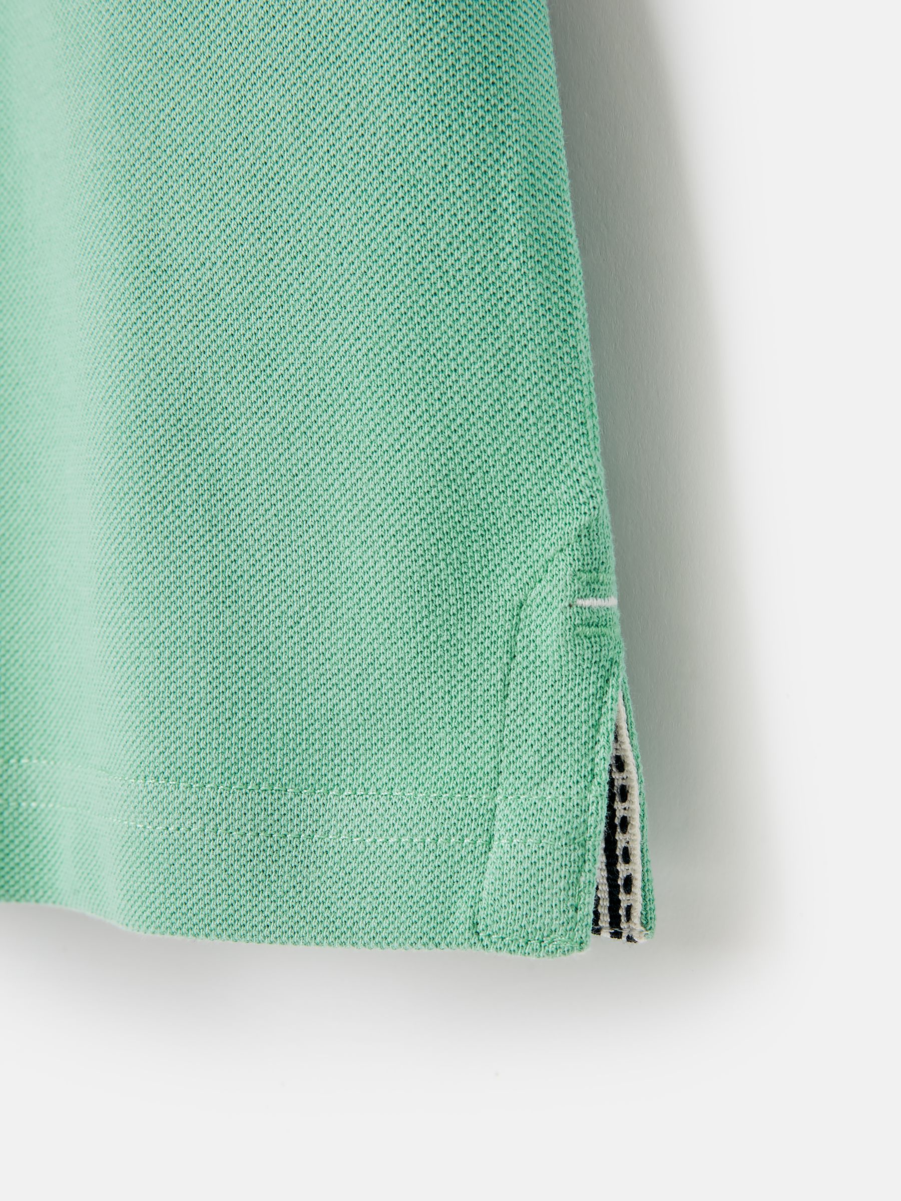 Boys' Woody Green Pique Cotton Polo Shirt - Image 10 of 10