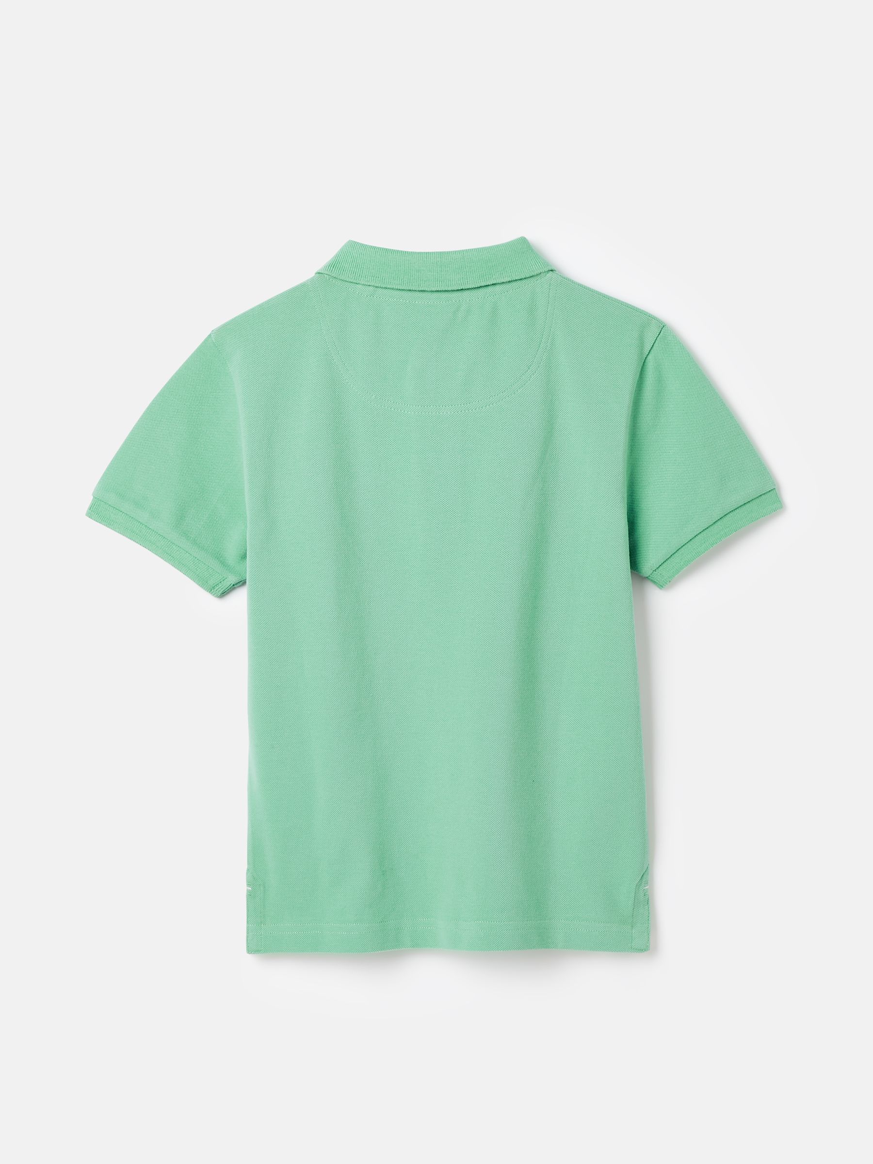 Boys' Woody Green Pique Cotton Polo Shirt - Image 7 of 10