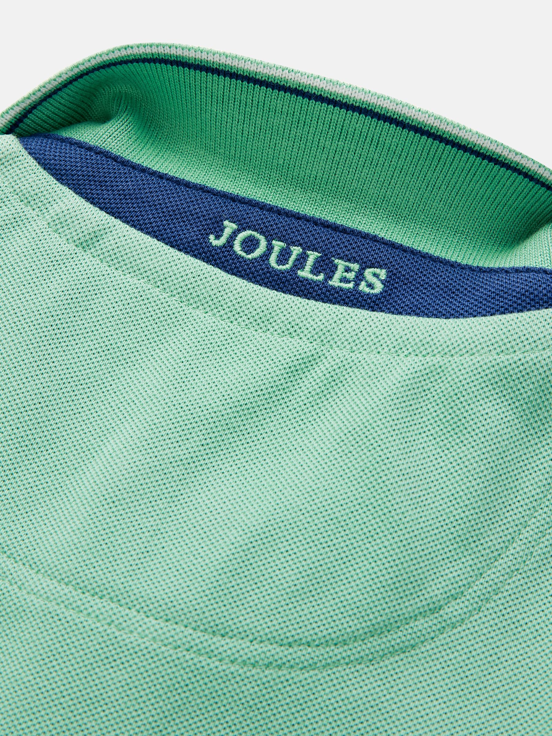 Boys' Woody Green Pique Cotton Polo Shirt - Image 9 of 10